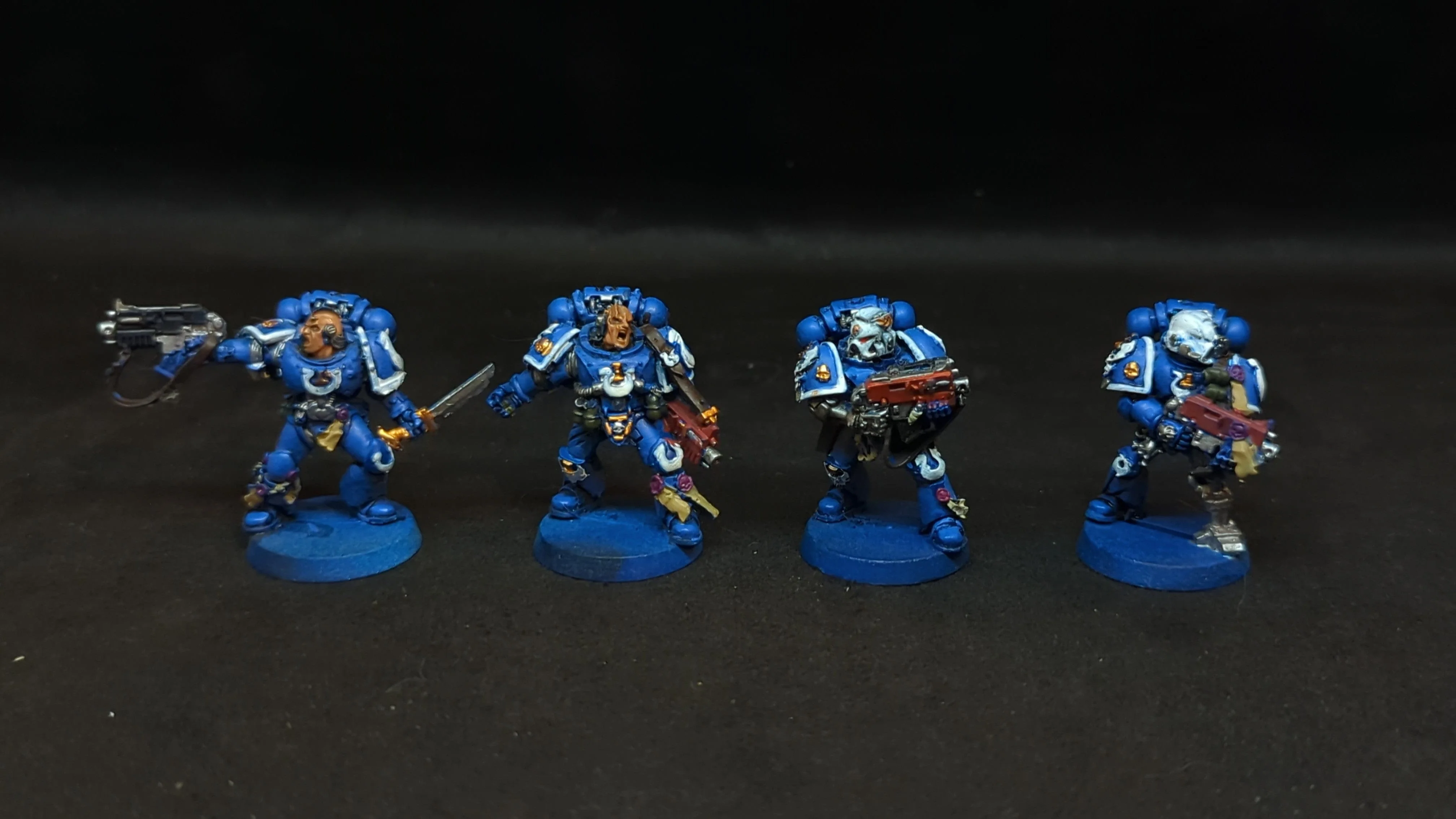 Warhammer 40k Space Marines Tyranic Wars Veteran x4 - Image 2
