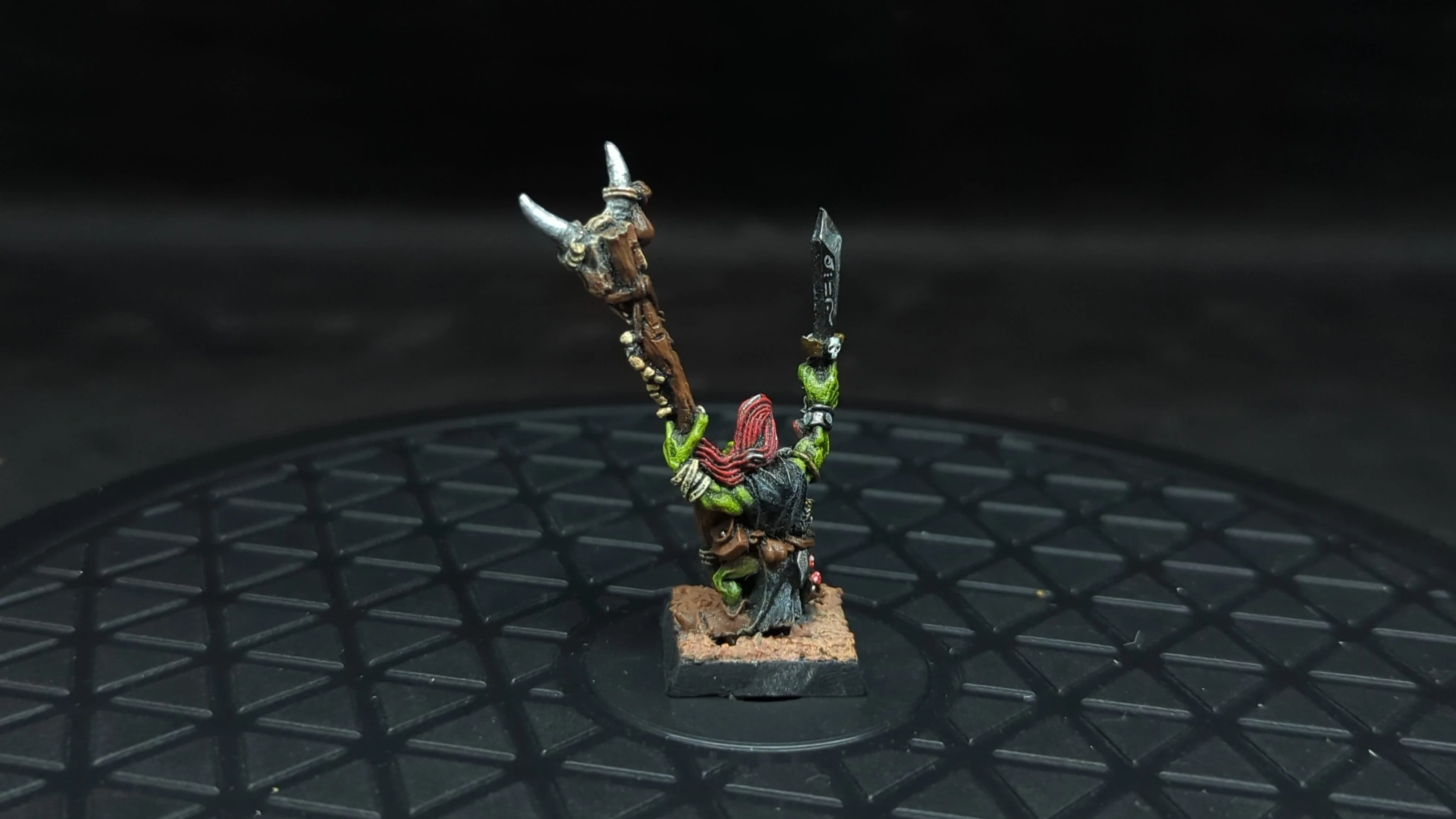 The Old World The Old World Orc & Goblin Tribes Shaman x1 OOP Painted - Image 4