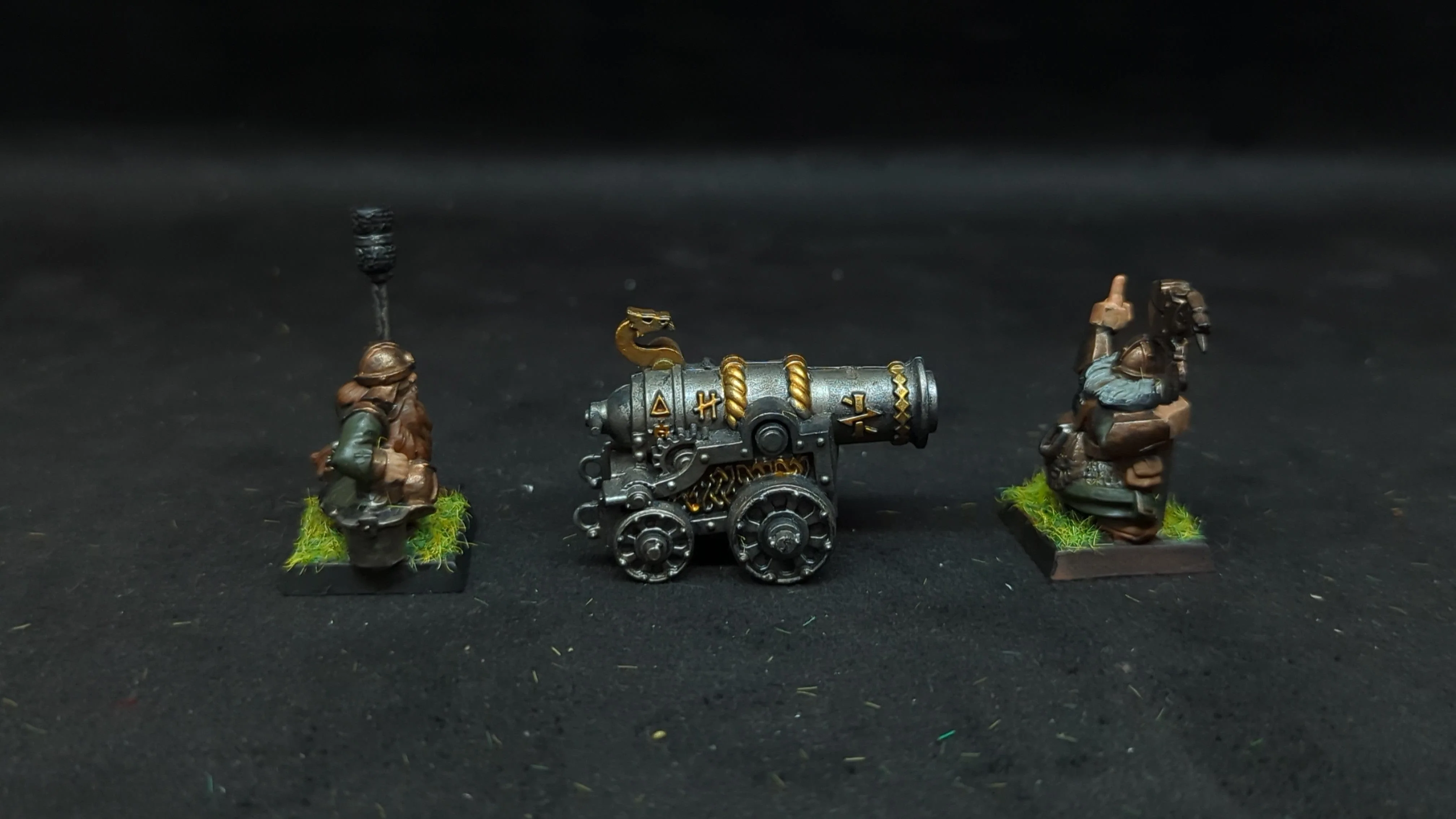 The Old World The Old World Dwarfen Mountain Holds Cannon x3 OOP Painted - Image 5