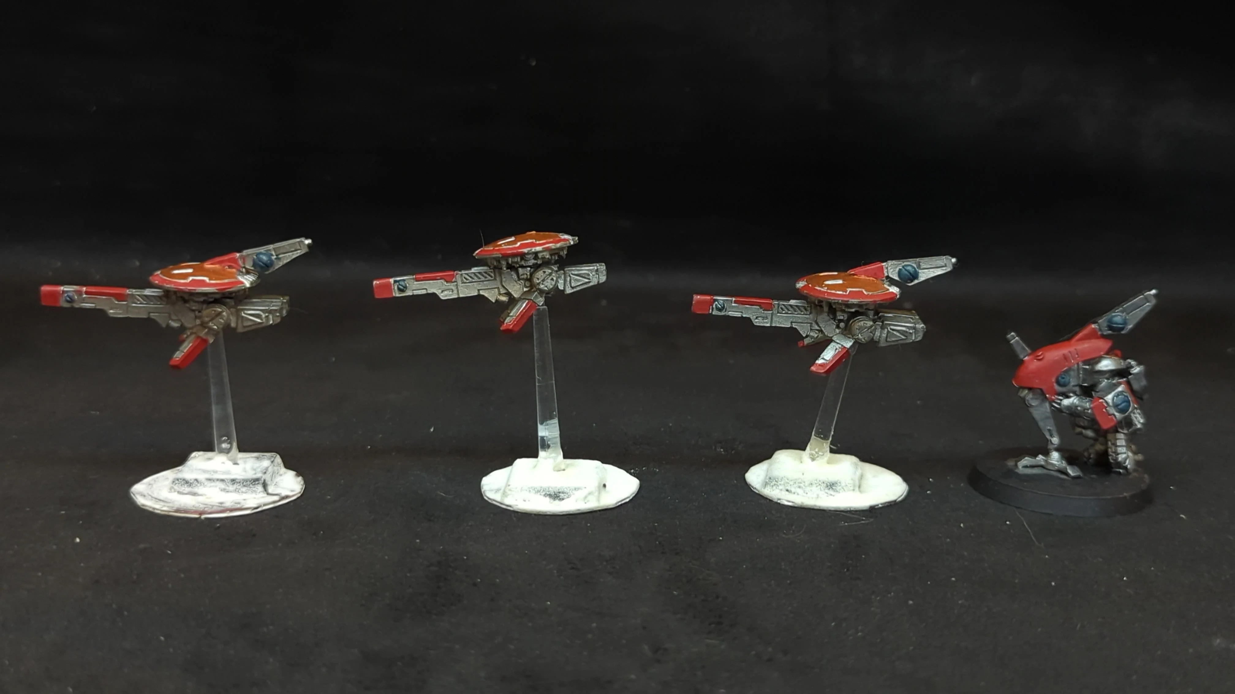 Warhammer 40k T'au Empire MV71 Sniper Drones & Firesight Marskman x4 - Image 2