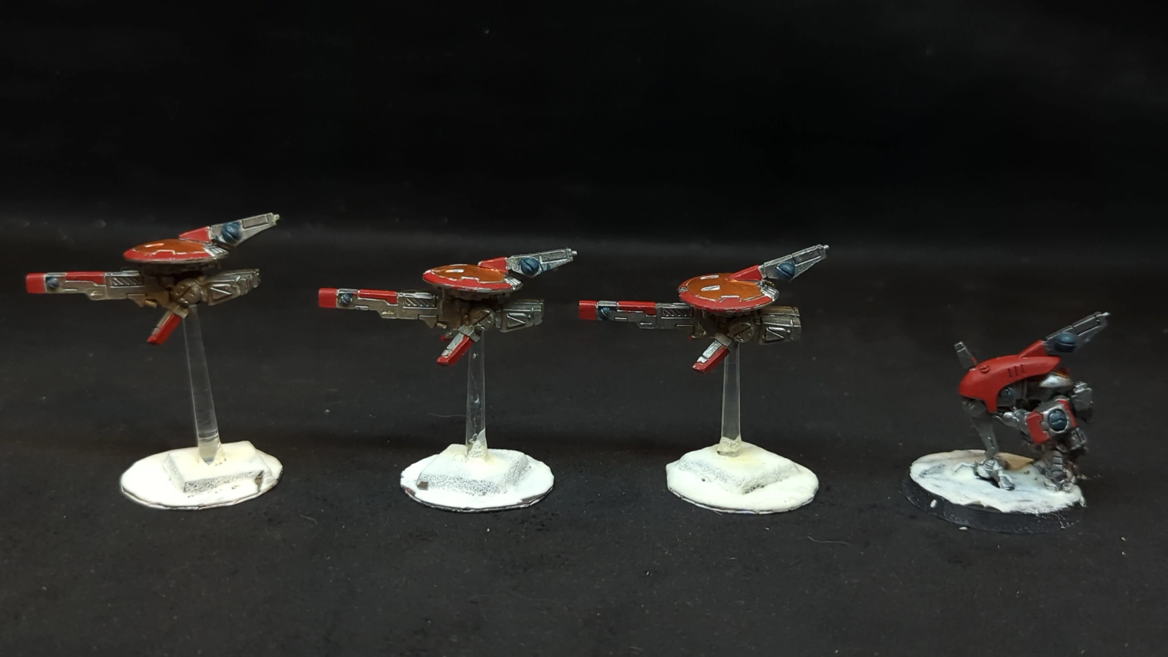 Warhammer 40k T'au Empire MV71 Sniper Drones & Firesight Marskman x4 - Image 3