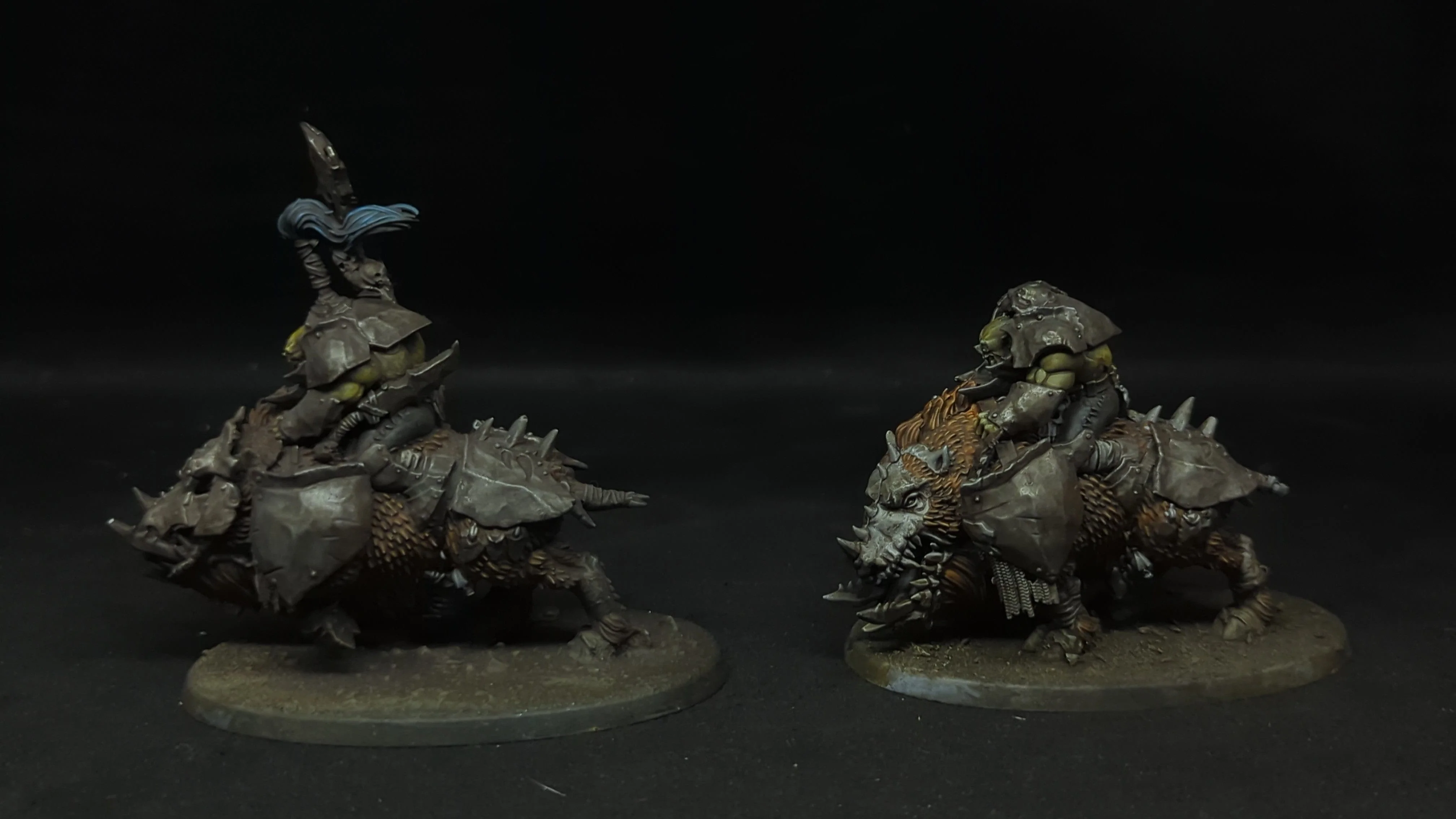 Age of Sigmar Orruk Warclans Gore-Gruntas x2 Painted - Image 3