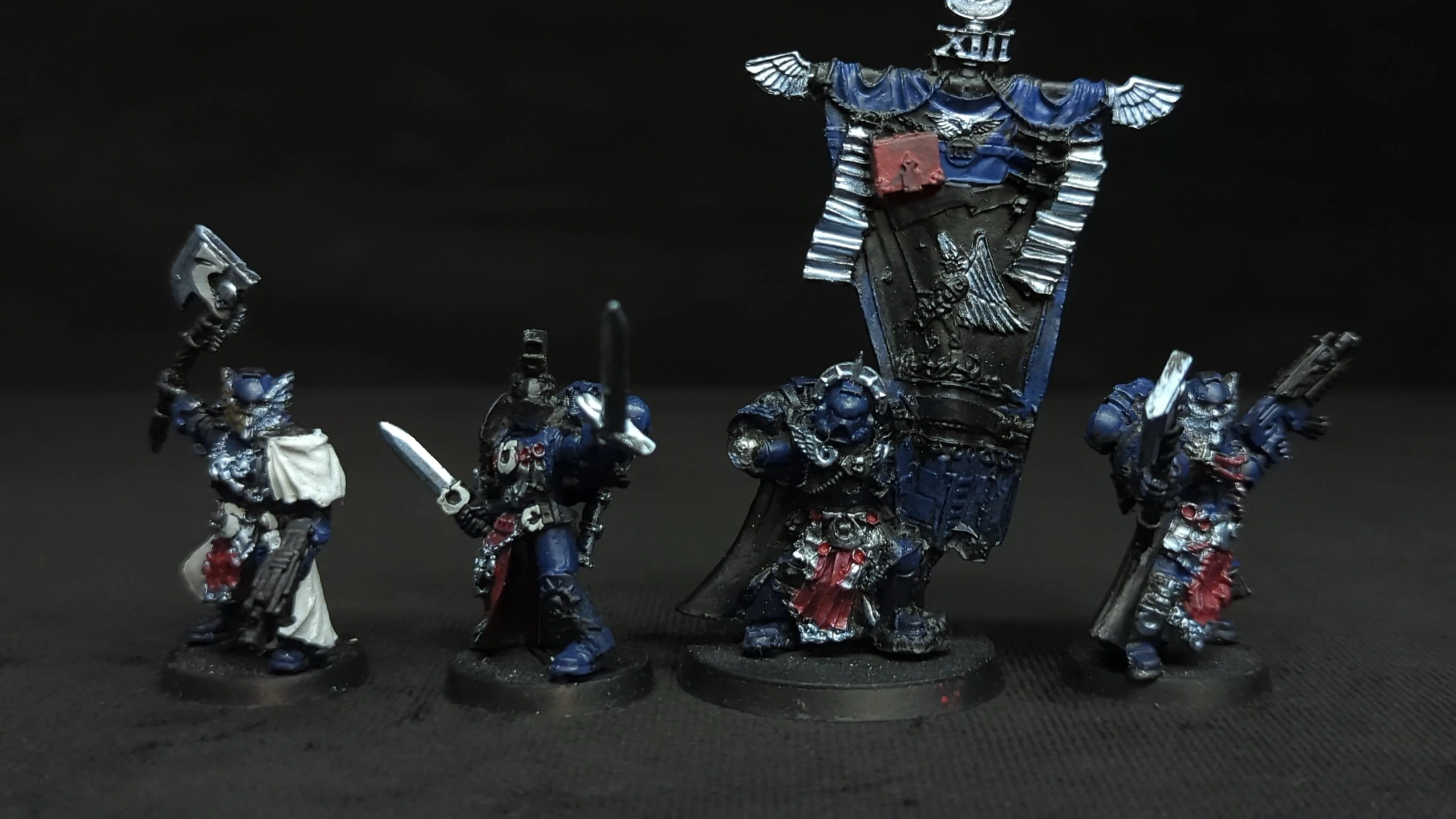 Warhammer 40k Ultramarines Honour Guards x4 - Image 2