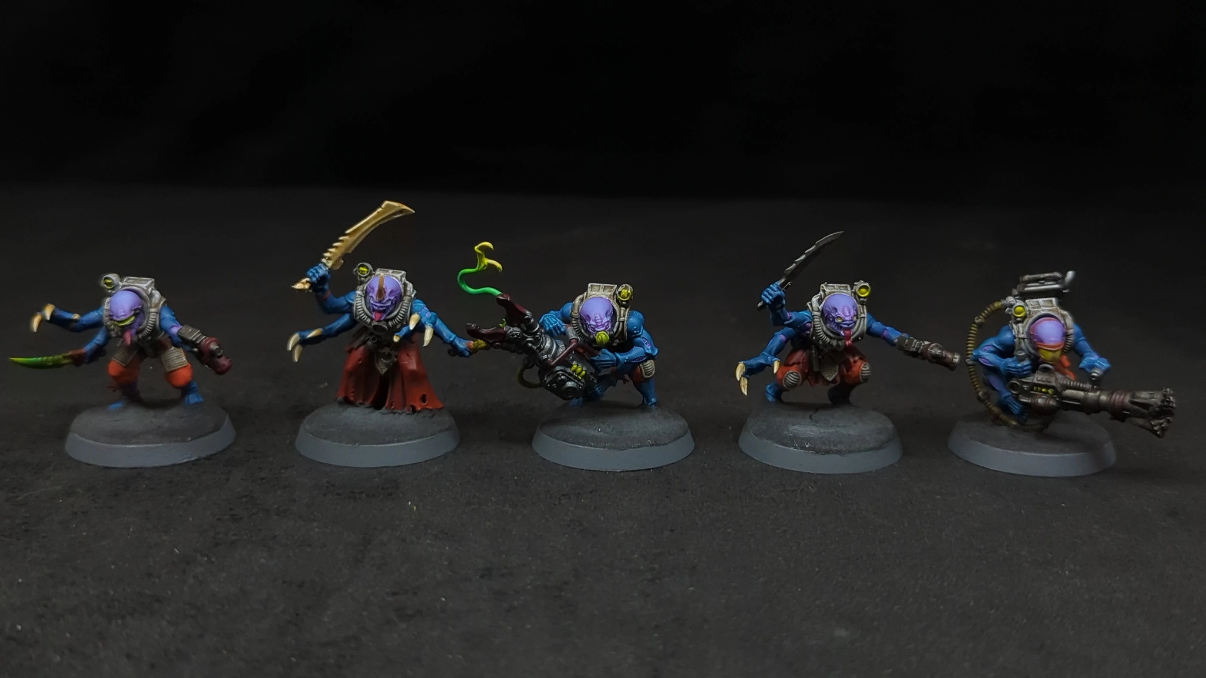 Warhammer 40k Genestealer Cults Acolyte Hybrids x5 Painted - Image 2