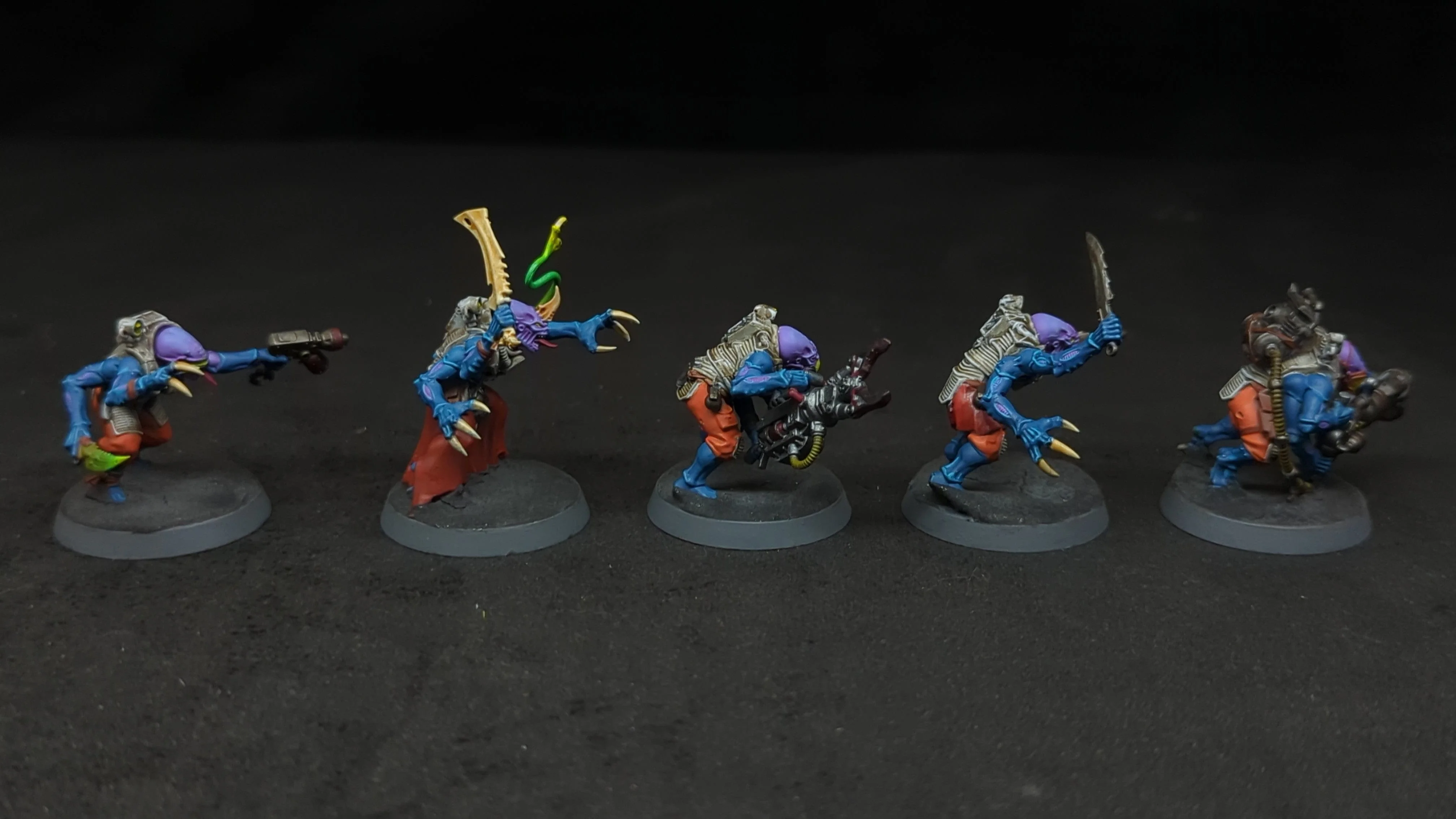 Warhammer 40k Genestealer Cults Acolyte Hybrids x5 Painted - Image 3