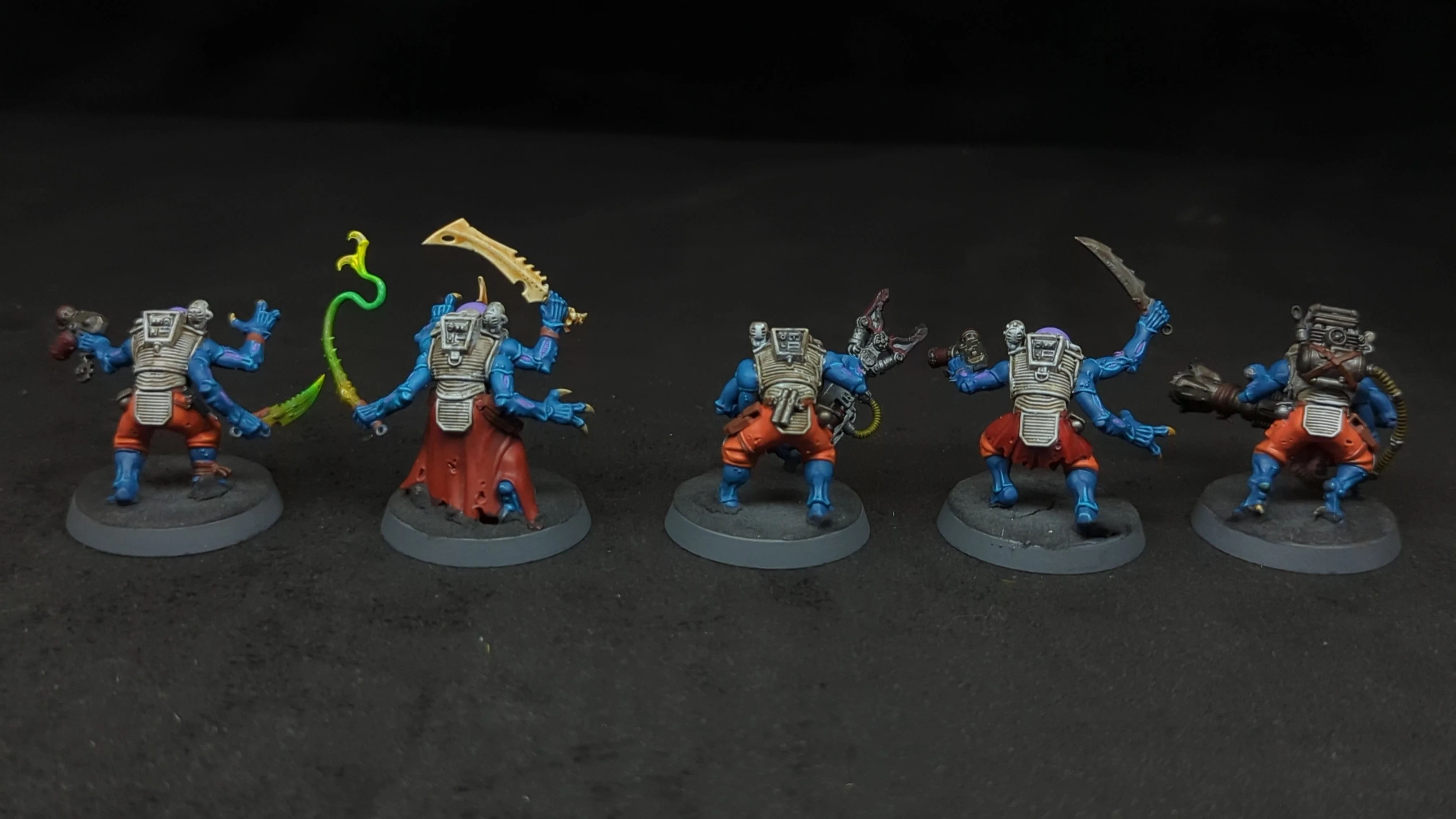 Warhammer 40k Genestealer Cults Acolyte Hybrids x5 Painted - Image 4