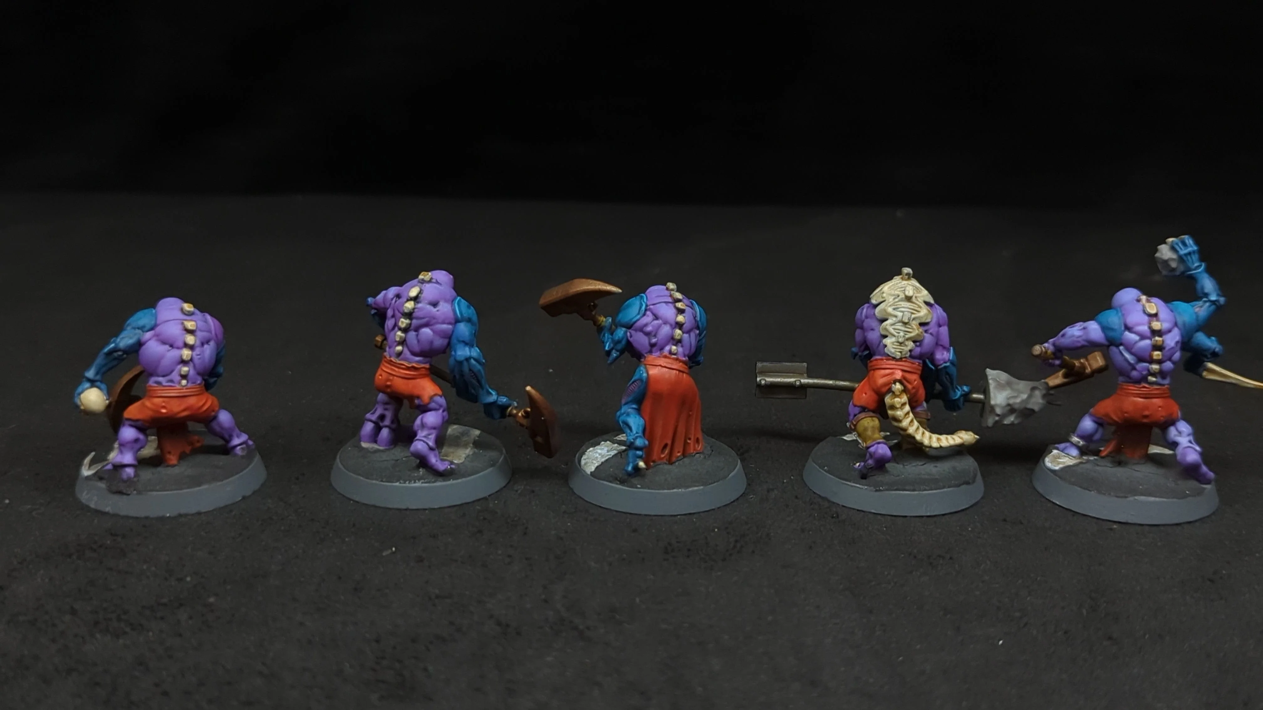 Warhammer 40k Genestealer Cults Aberrants x5 Painted - Image 4