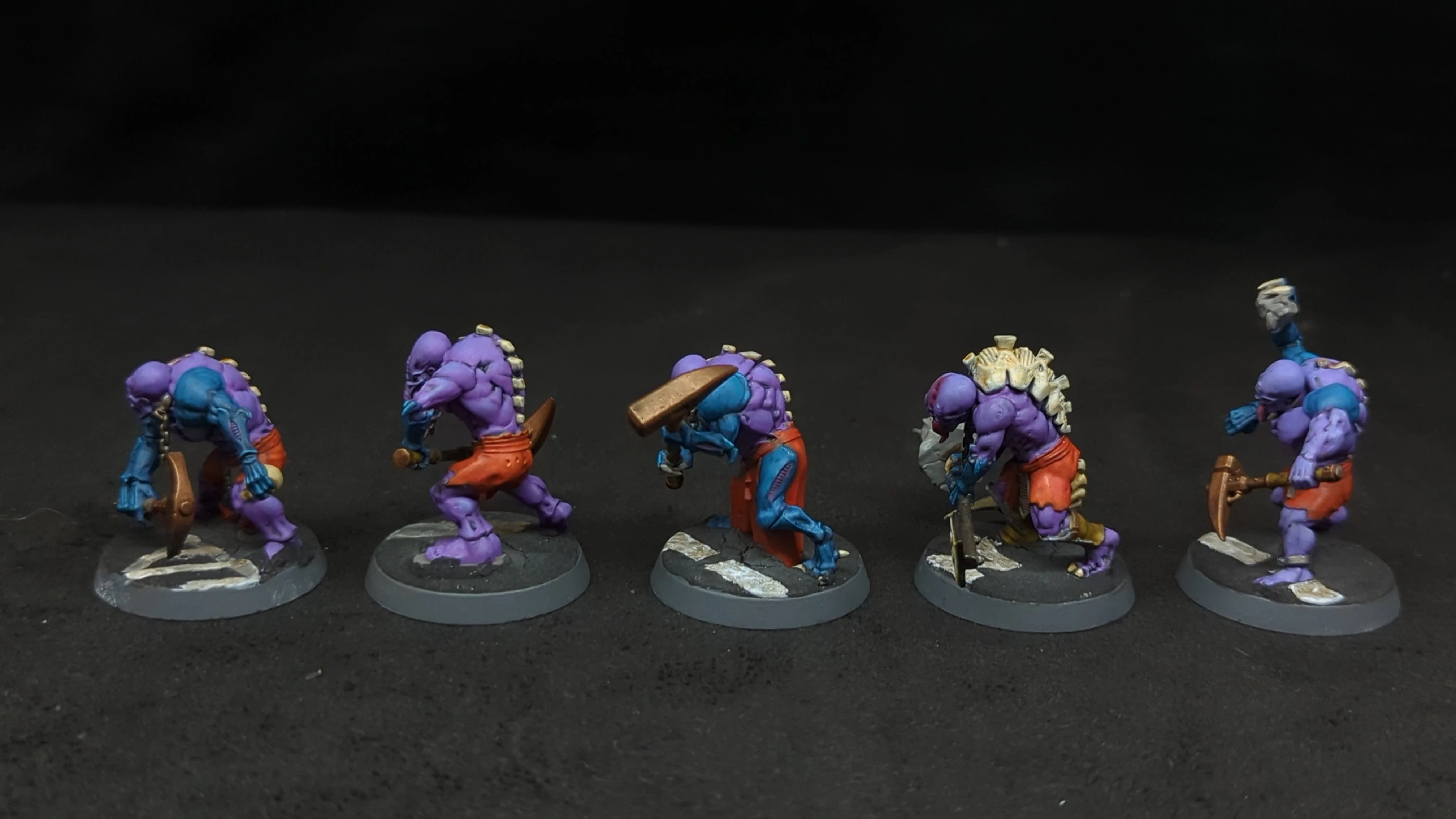 Warhammer 40k Genestealer Cults Aberrants x5 Painted - Image 5