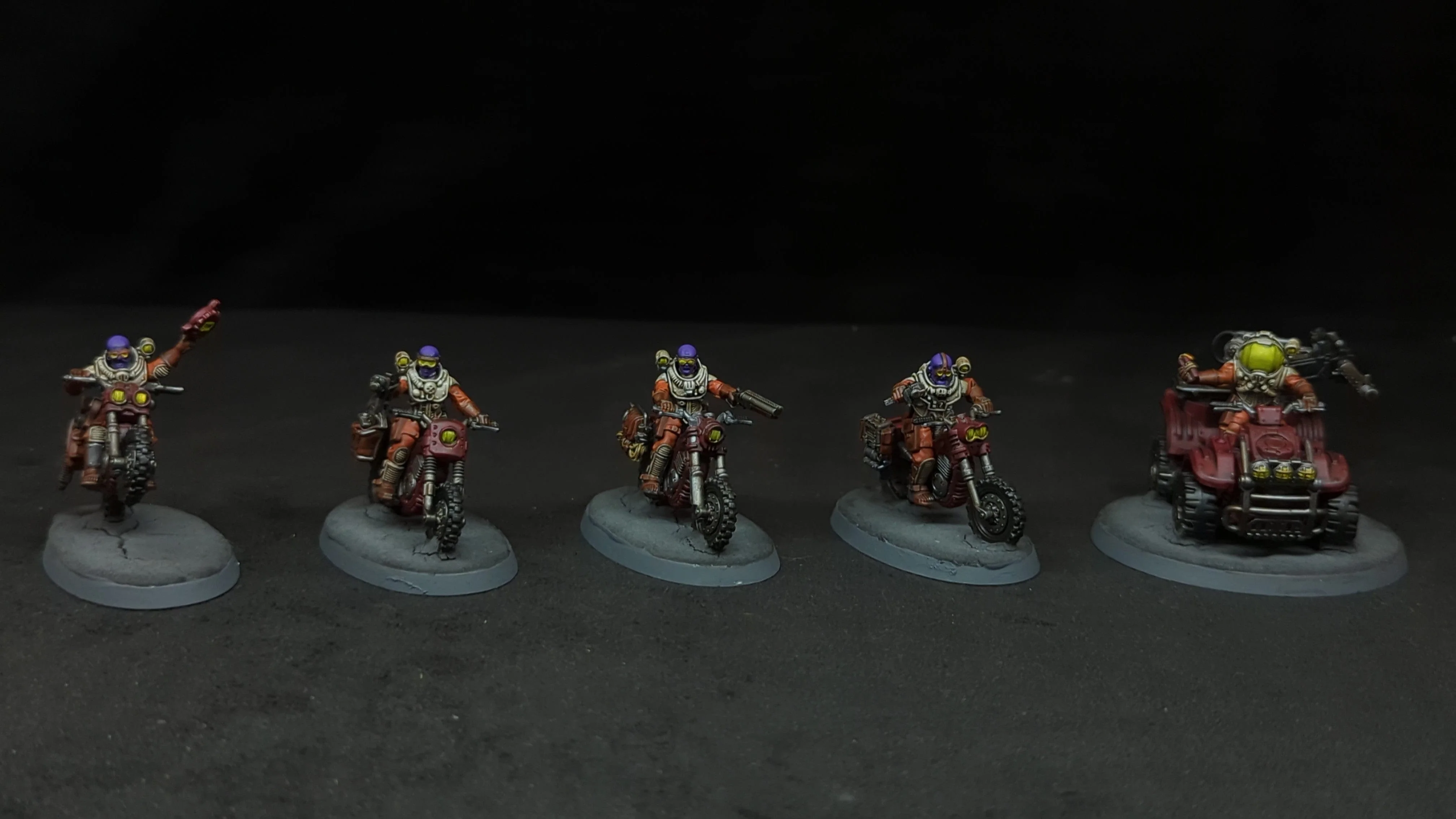 Warhammer 40k Genestealer Cults Atalan Jackals x5 Painted - Image 2