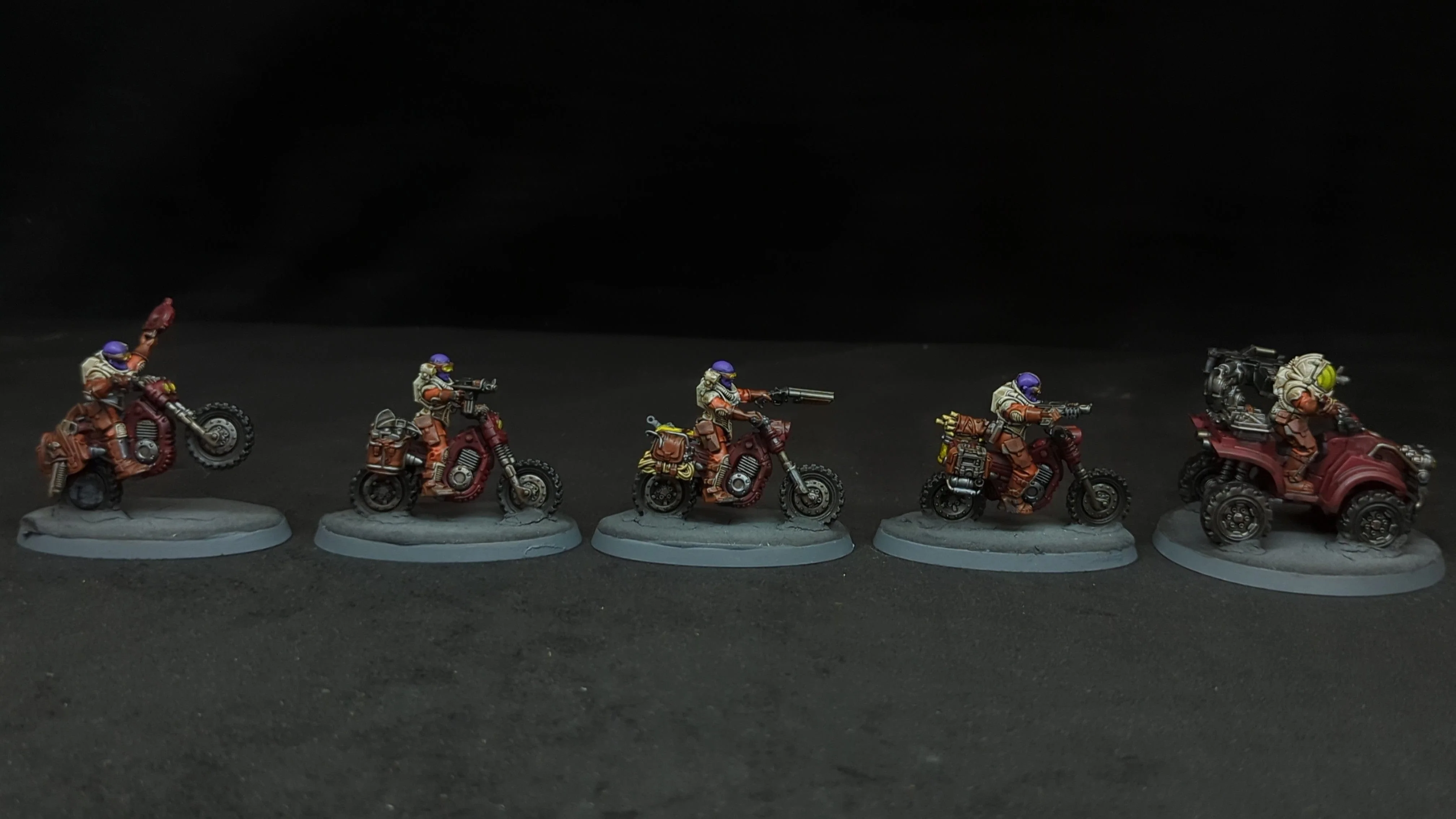 Warhammer 40k Genestealer Cults Atalan Jackals x5 Painted - Image 3