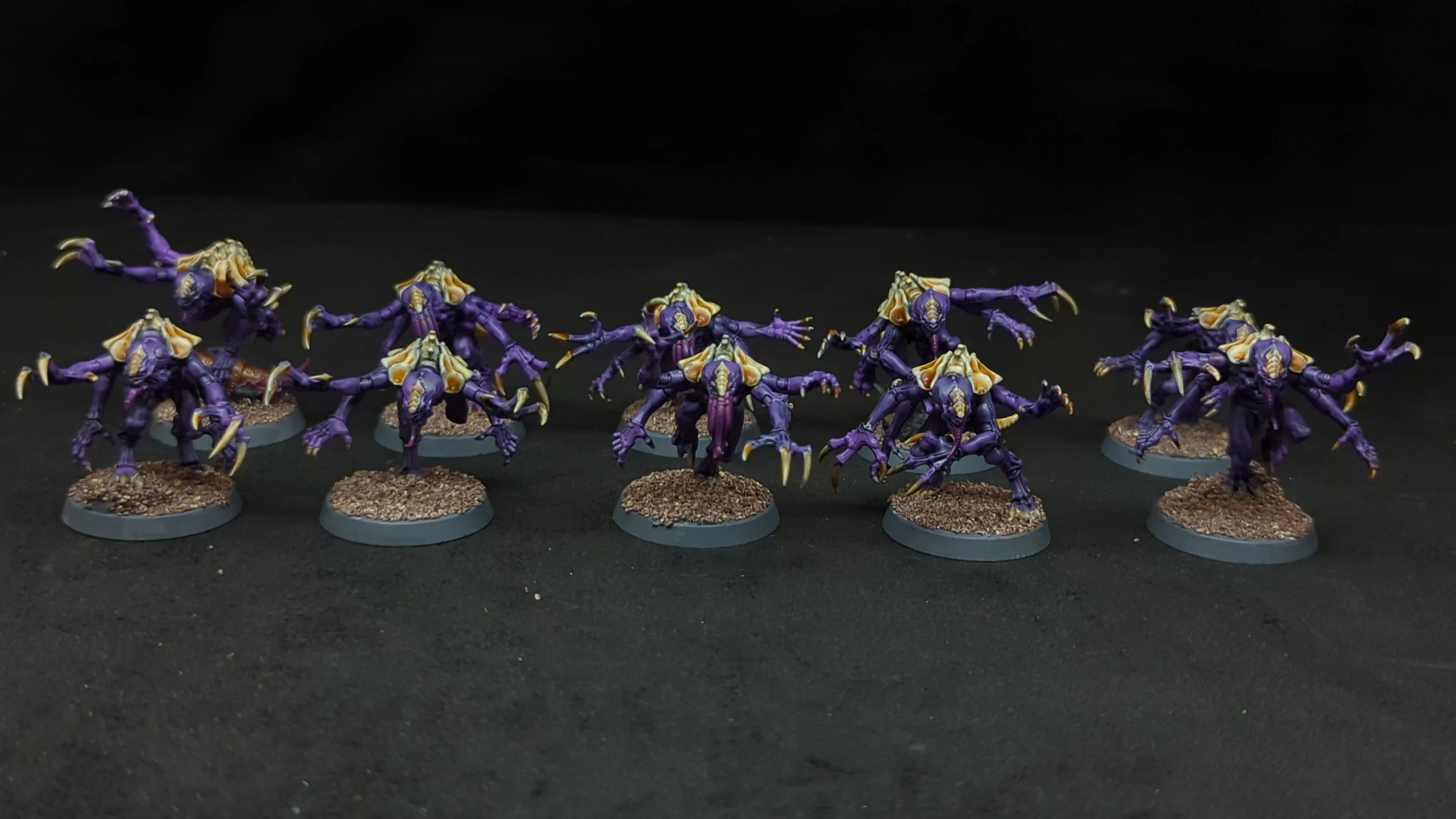 Warhammer 40k Tyranids Genestealers x10 Painted - Image 2