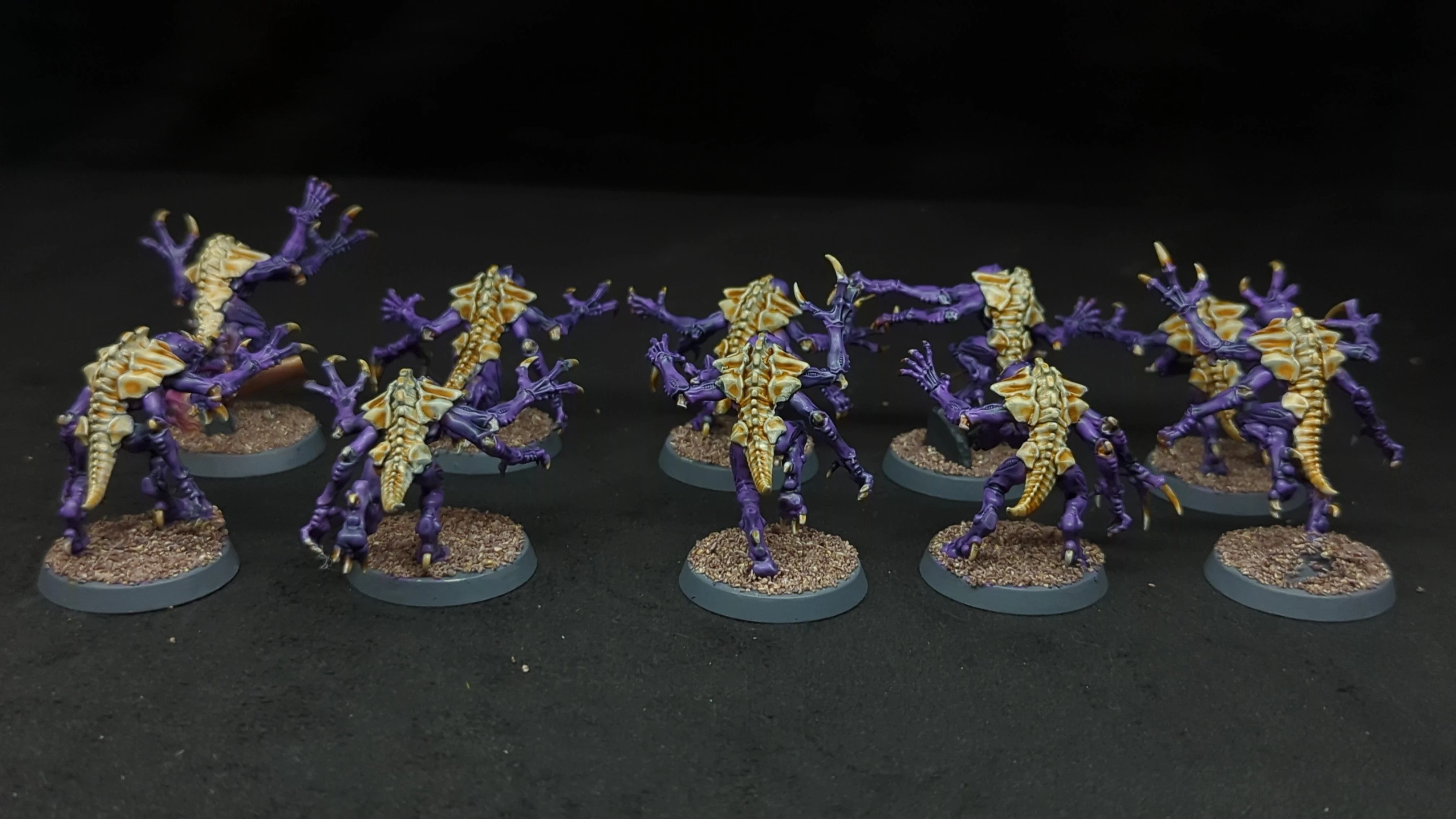 Warhammer 40k Tyranids Genestealers x10 Painted - Image 4