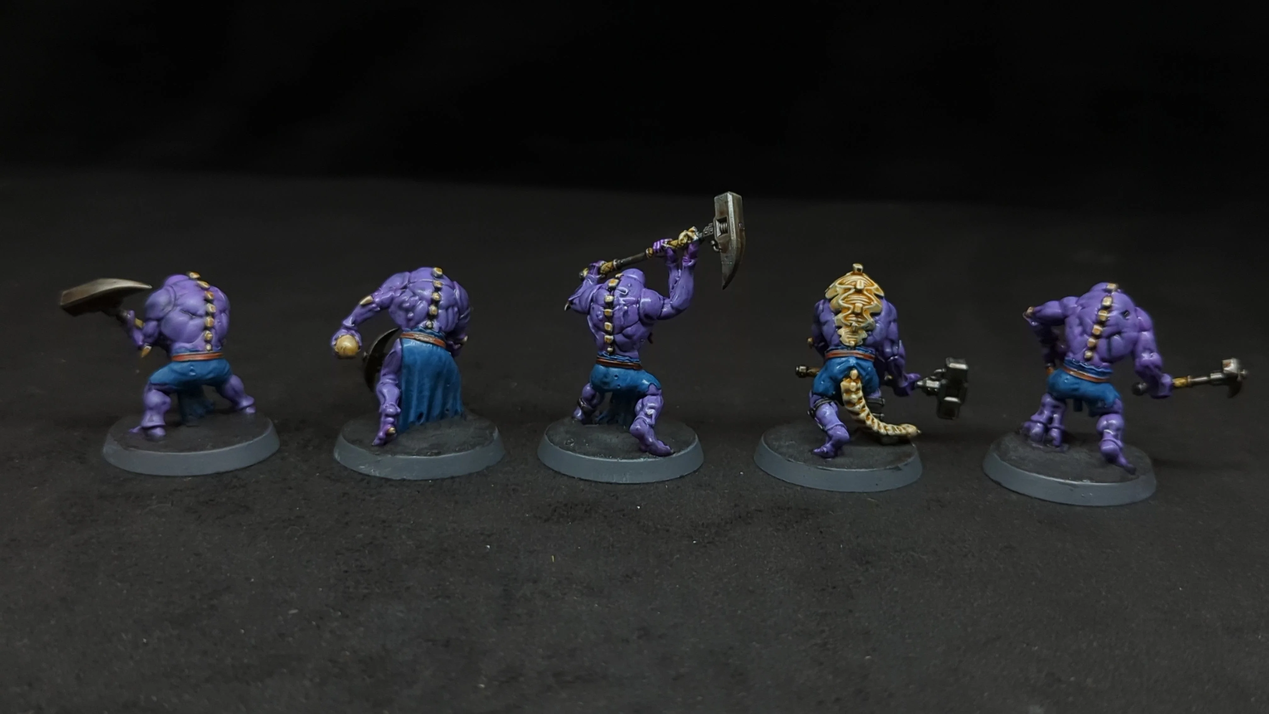 Warhammer 40k Genestealer Cults Aberrants x5 Painted - Image 4