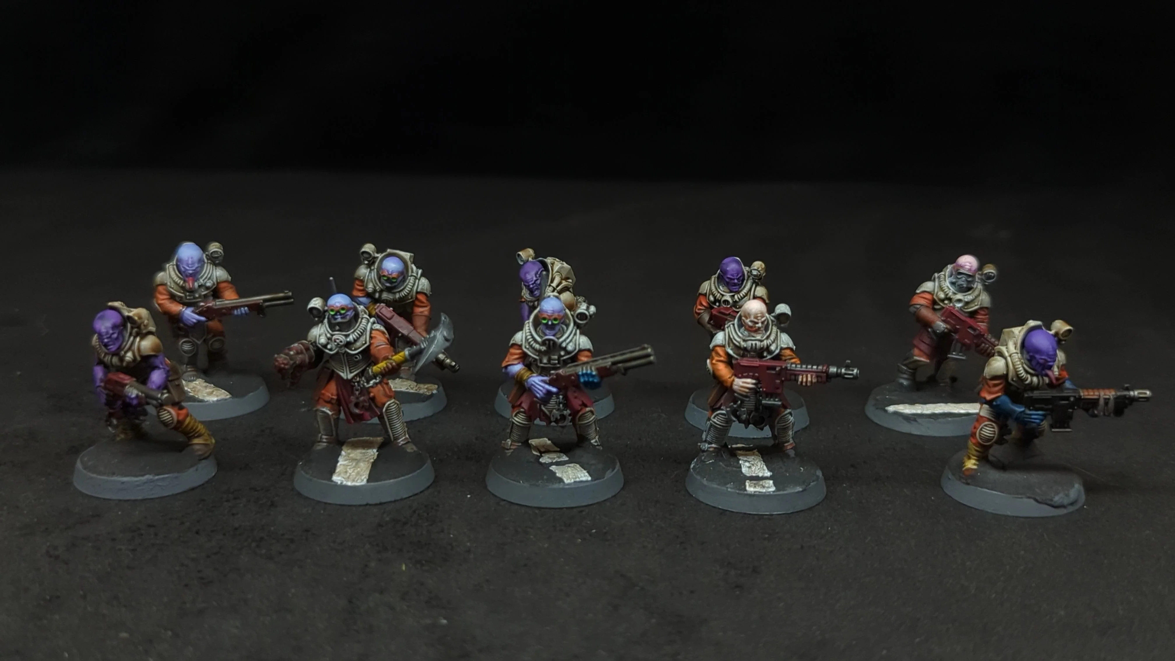 Warhammer 40k Genestealer Cults Neophyte Hybrids x10 Painted - Image 2