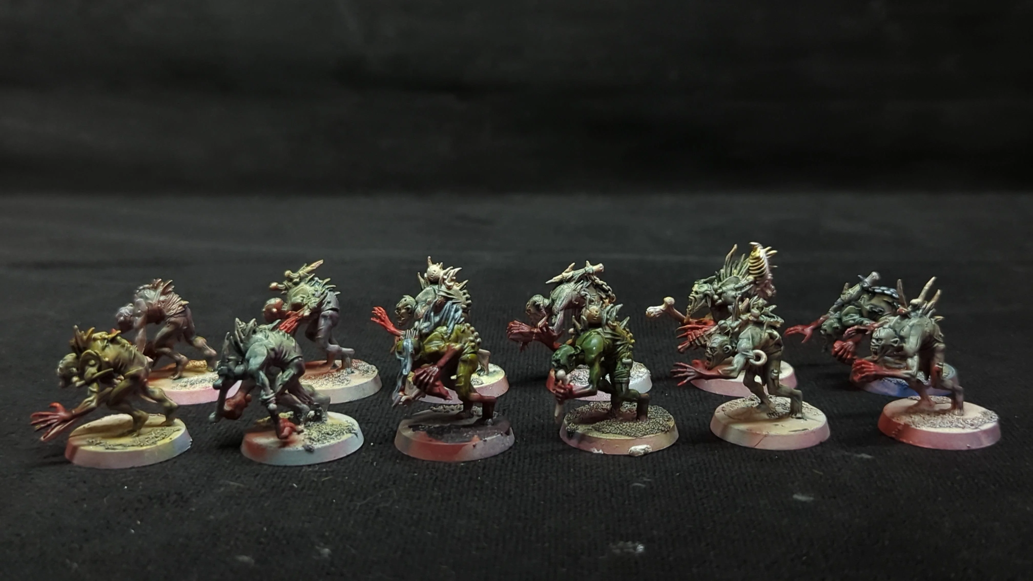 Age of Sigmar Flesh-eater Courts Crypt Ghouls x12 Painted - Image 3