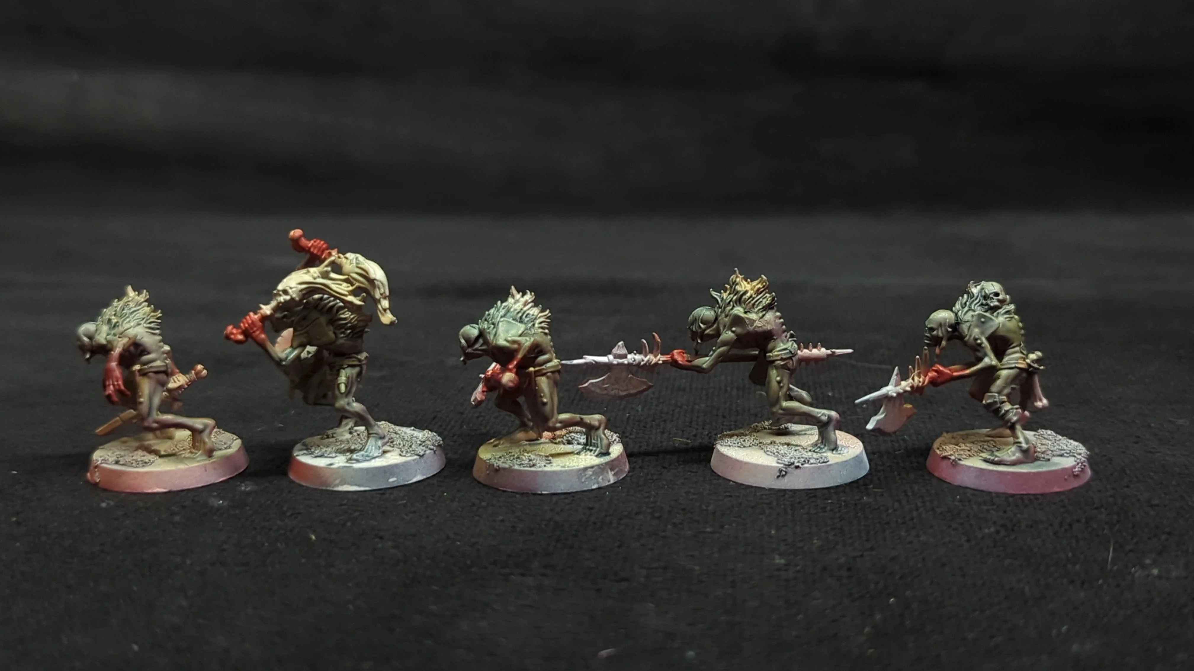 Age of Sigmar Flesh-eater Courts Cryptguard x5 Painted - Image 3