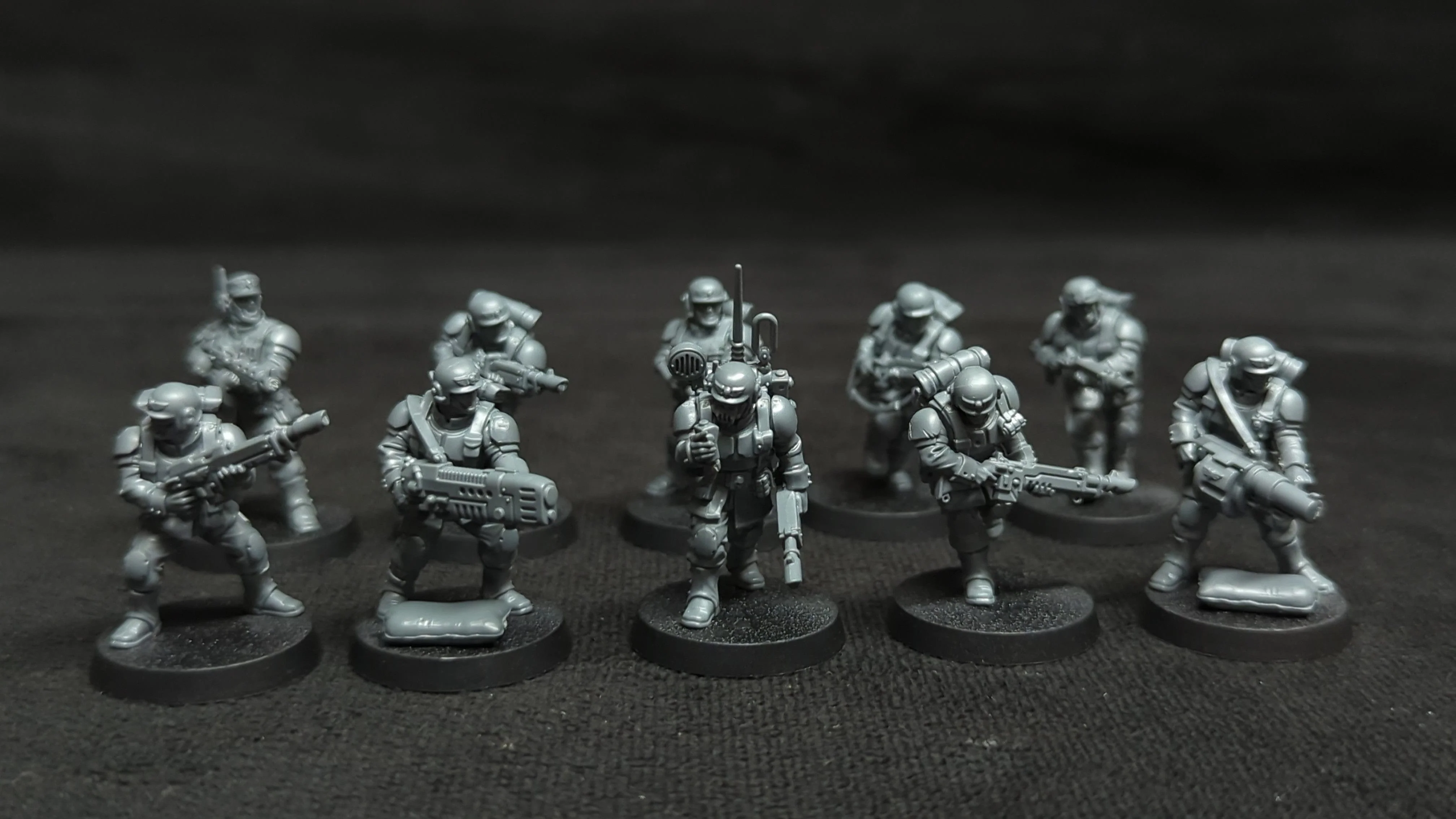 Warhammer 40k Astra Militarum Cadian Shock Troops x10 - Image 2