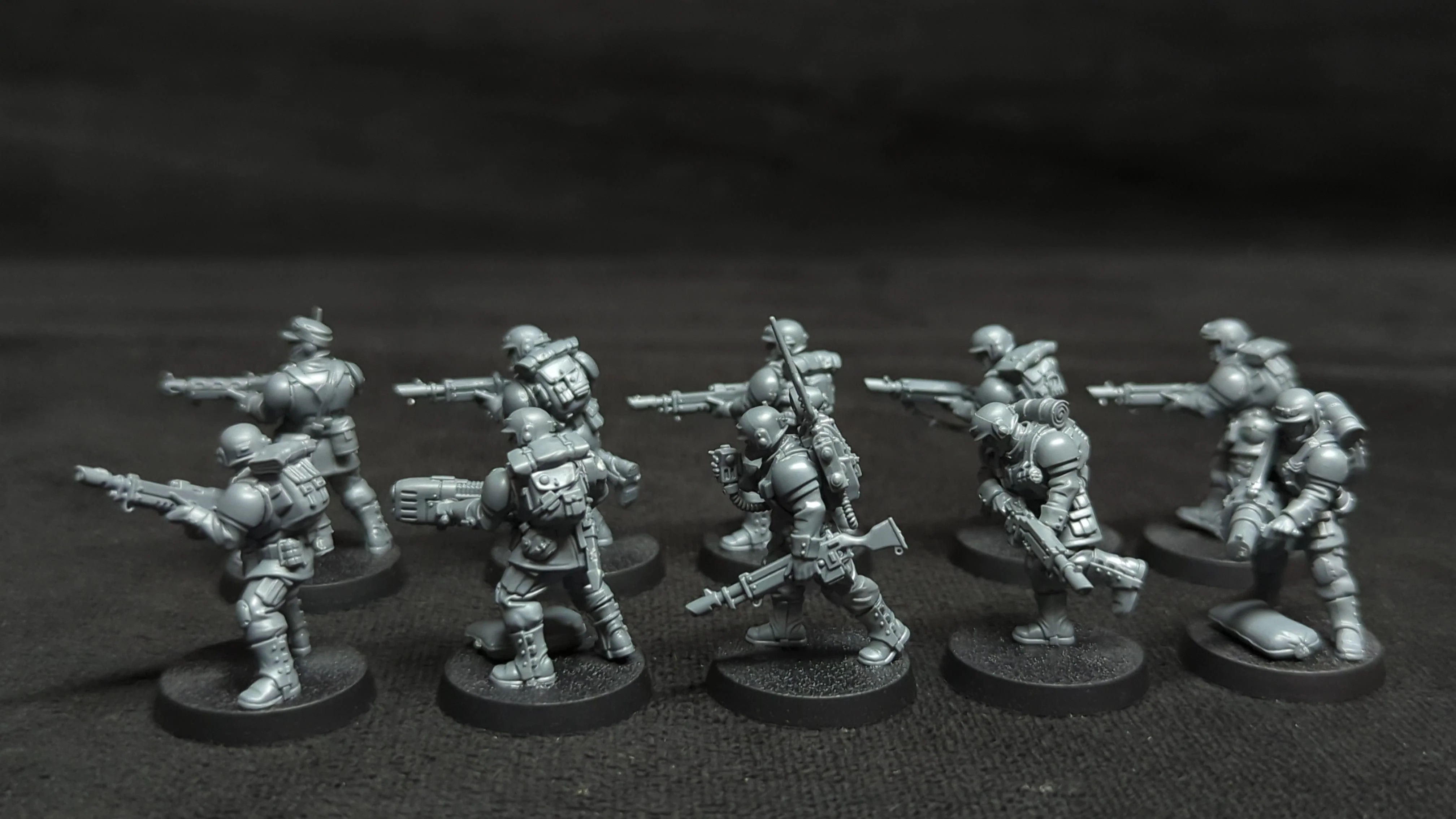 Warhammer 40k Astra Militarum Cadian Shock Troops x10 - Image 3