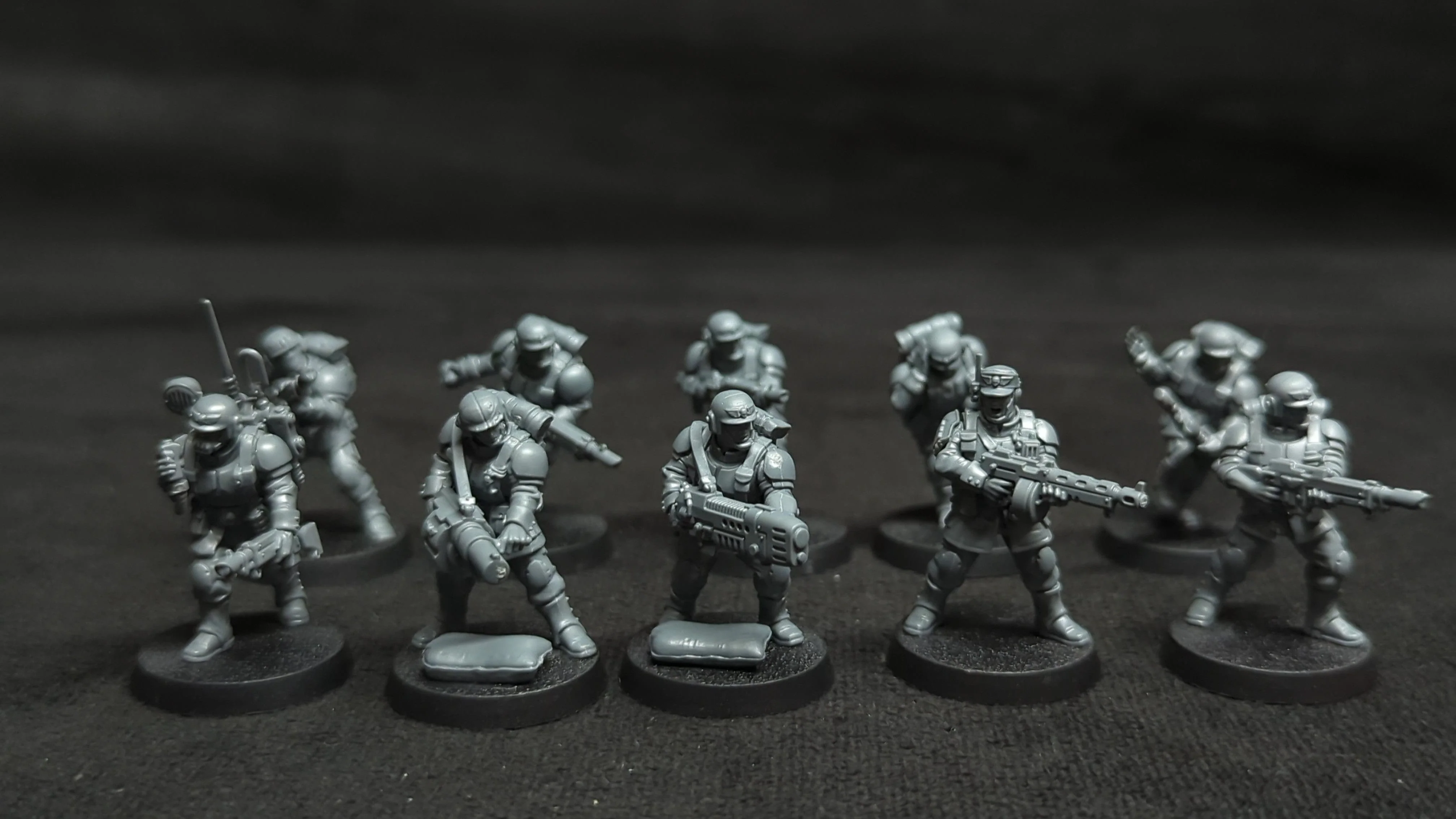 Warhammer 40k Astra Militarum Cadian Shock Troops x10 - Image 2