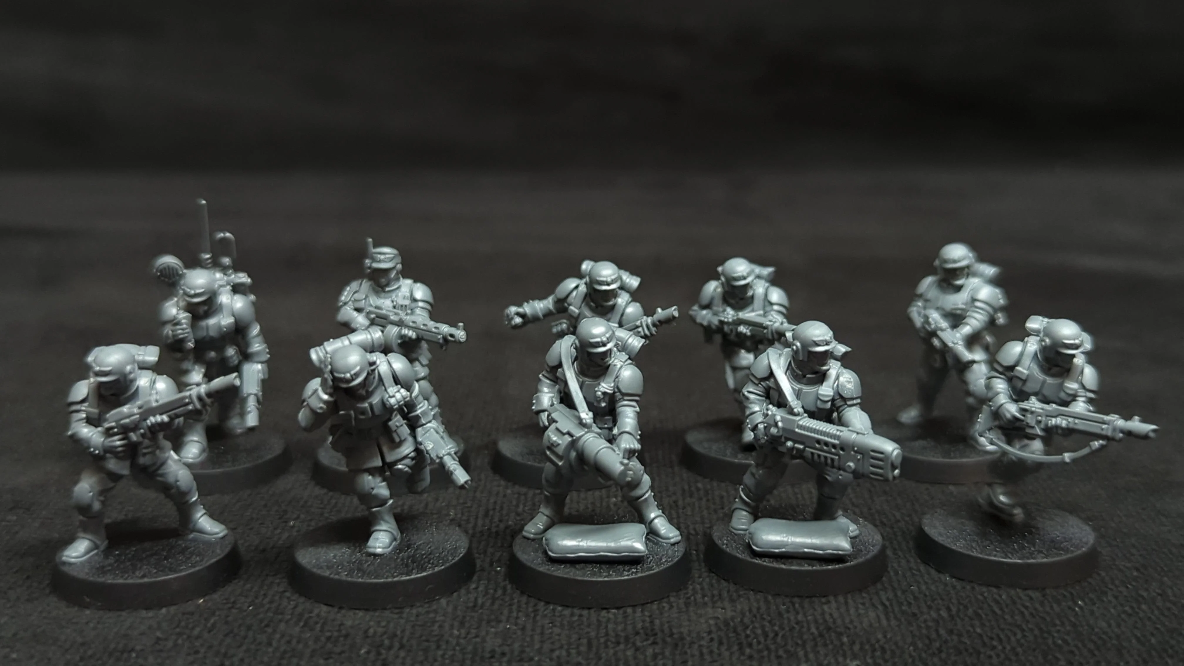 Warhammer 40k Astra Militarum Cadian Shock Troops x10 - Image 2