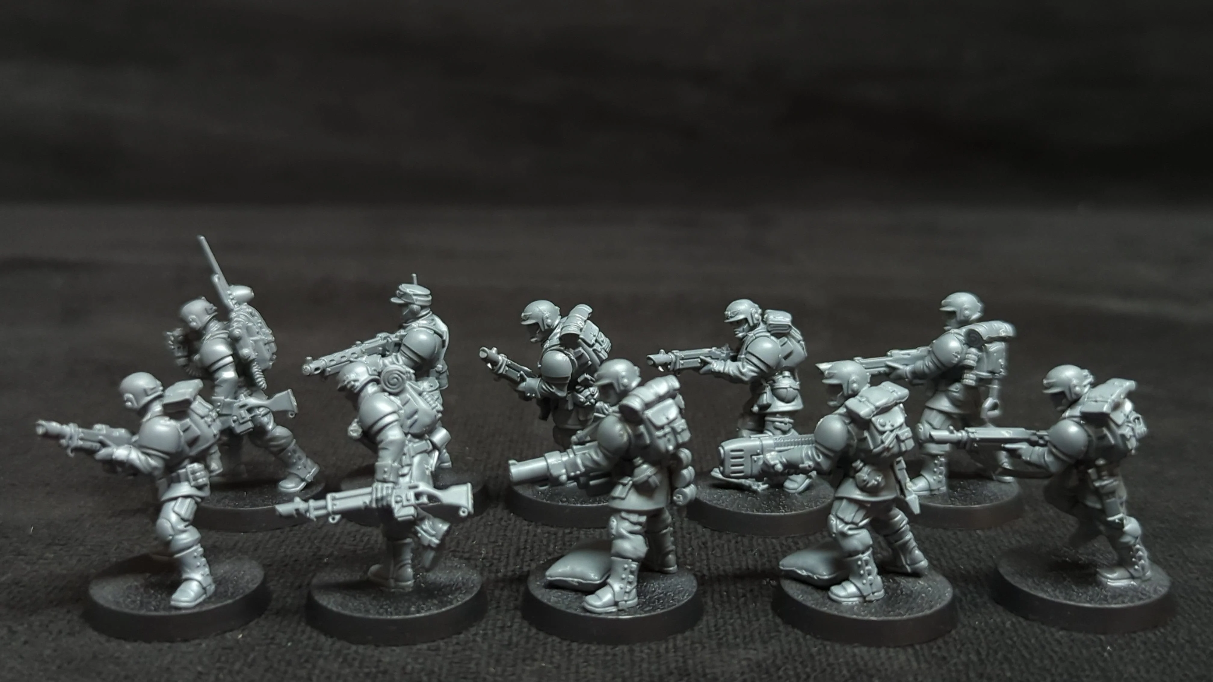 Warhammer 40k Astra Militarum Cadian Shock Troops x10 - Image 3