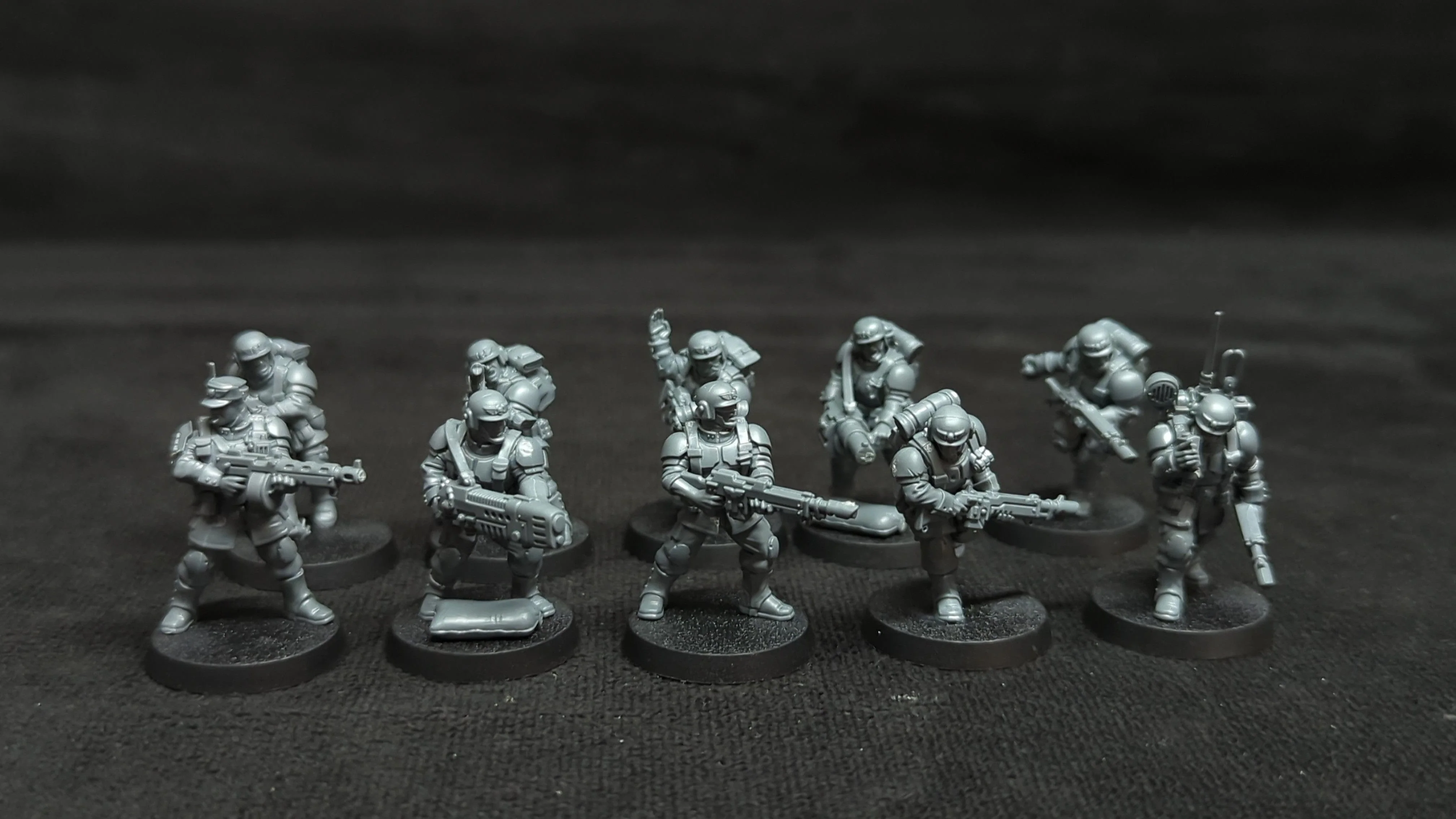 Warhammer 40k Astra Militarum Cadian Shock Troops x10 - Image 2