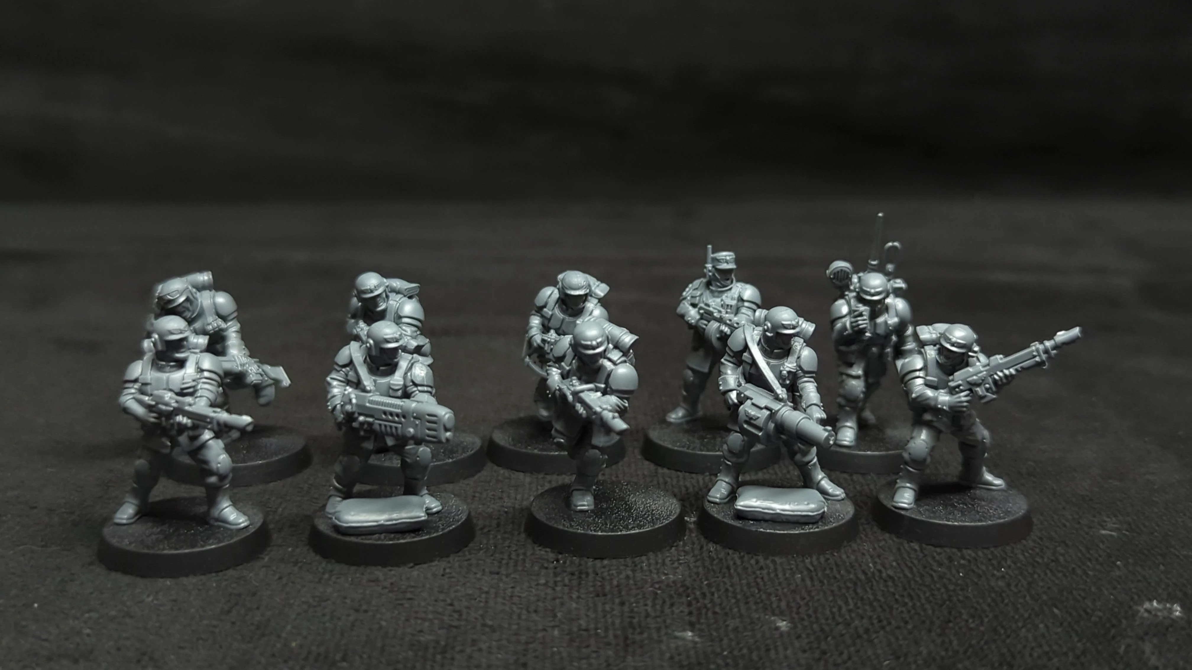 Warhammer 40k Astra Militarum Cadian Shock Troops x10 - Image 2