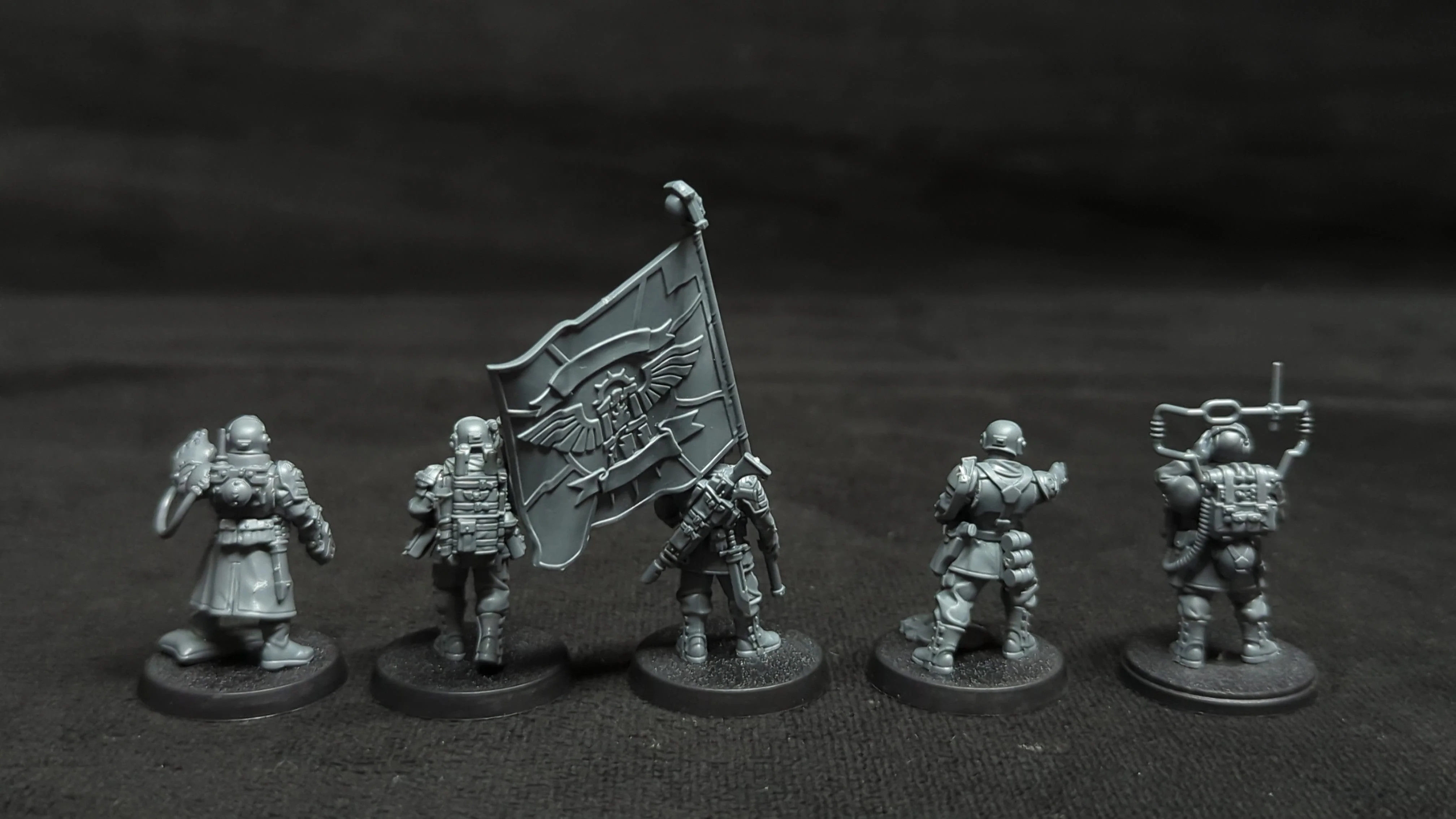 Warhammer 40k Astra Militarum Cadian Command Squad x5 - Image 4