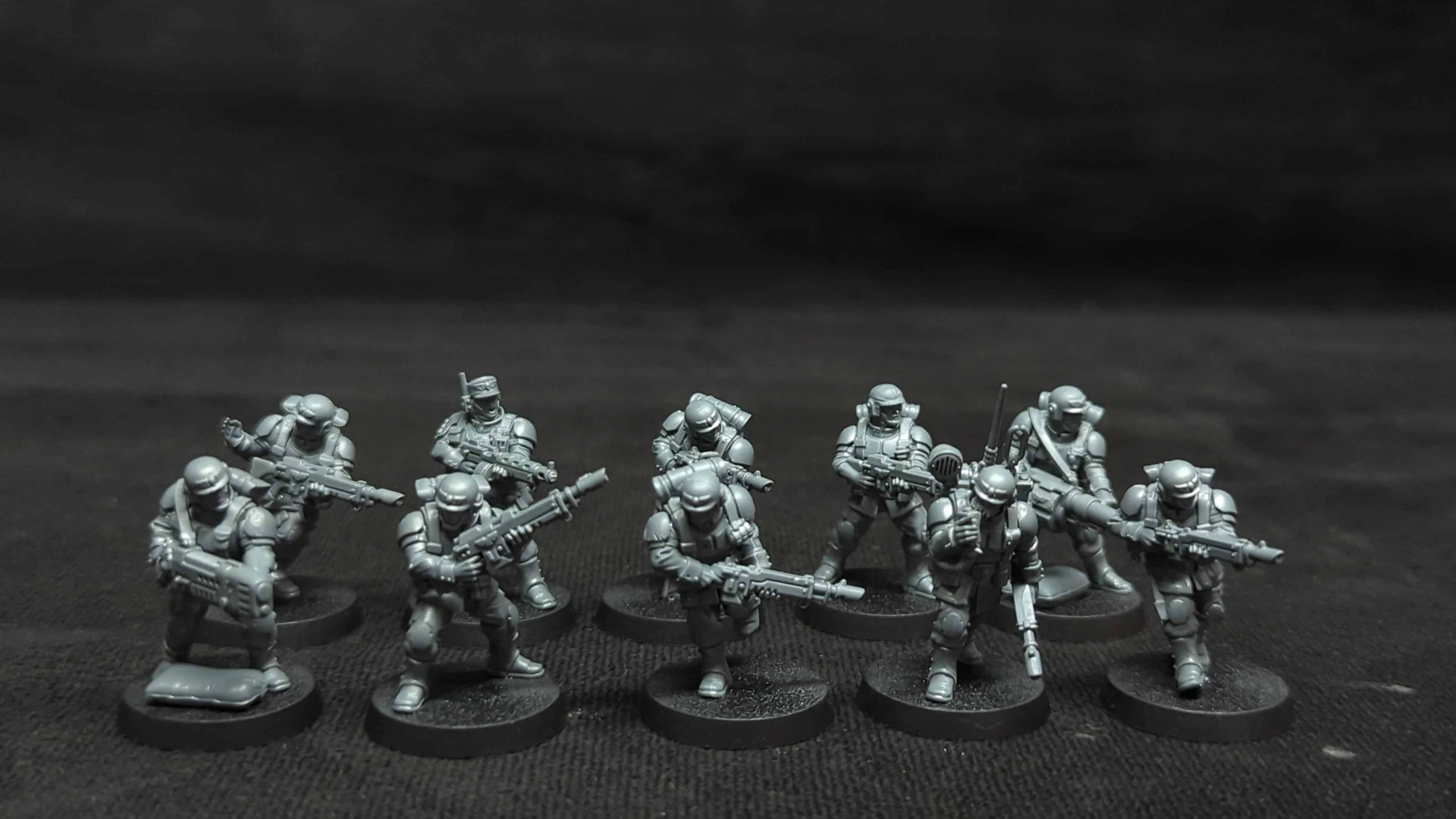 Warhammer 40k Astra Militarum Cadian Shock Troops x10 - Image 2