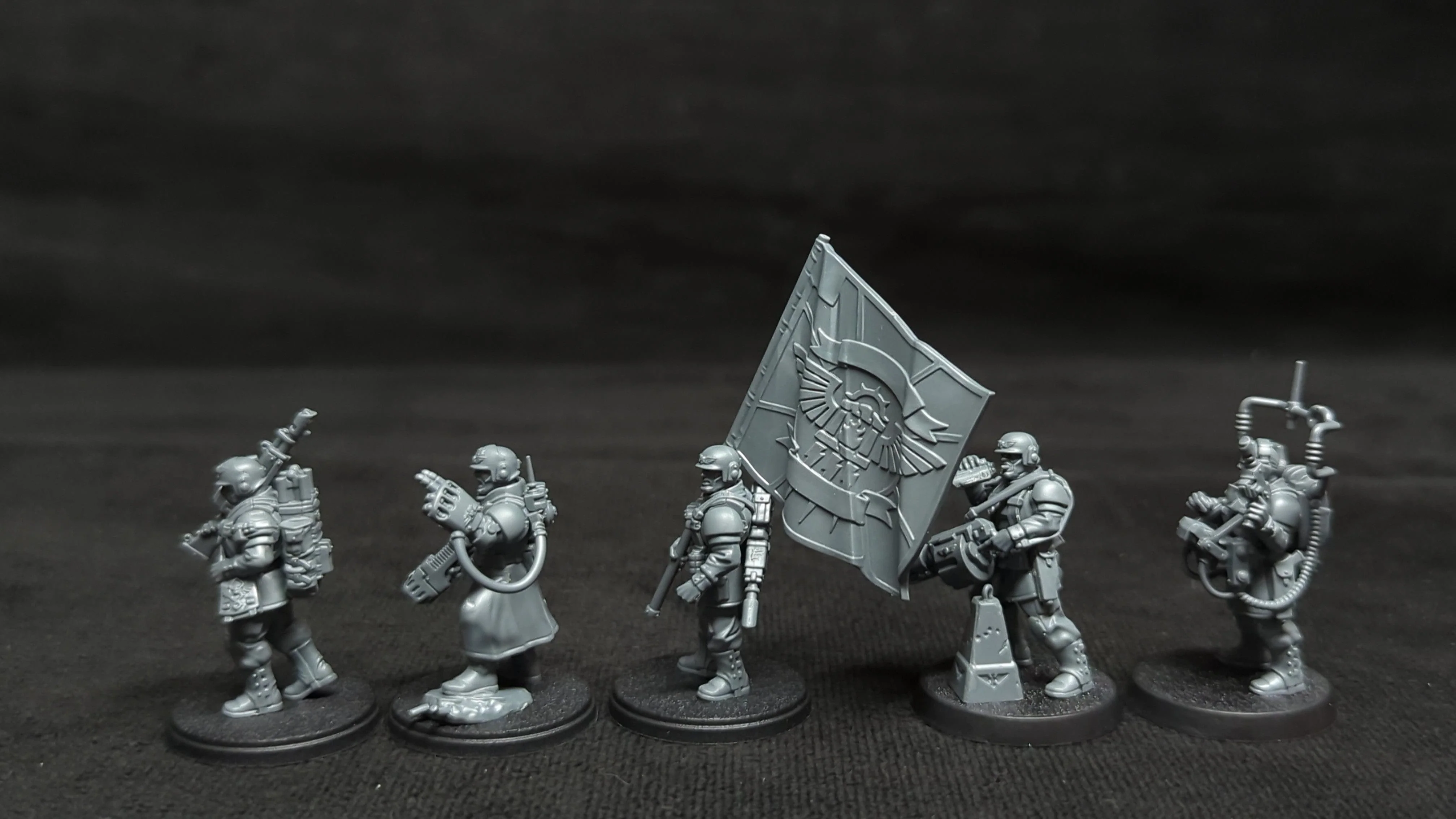Warhammer 40k Astra Militarum Cadian Command Squad x5 - Image 3
