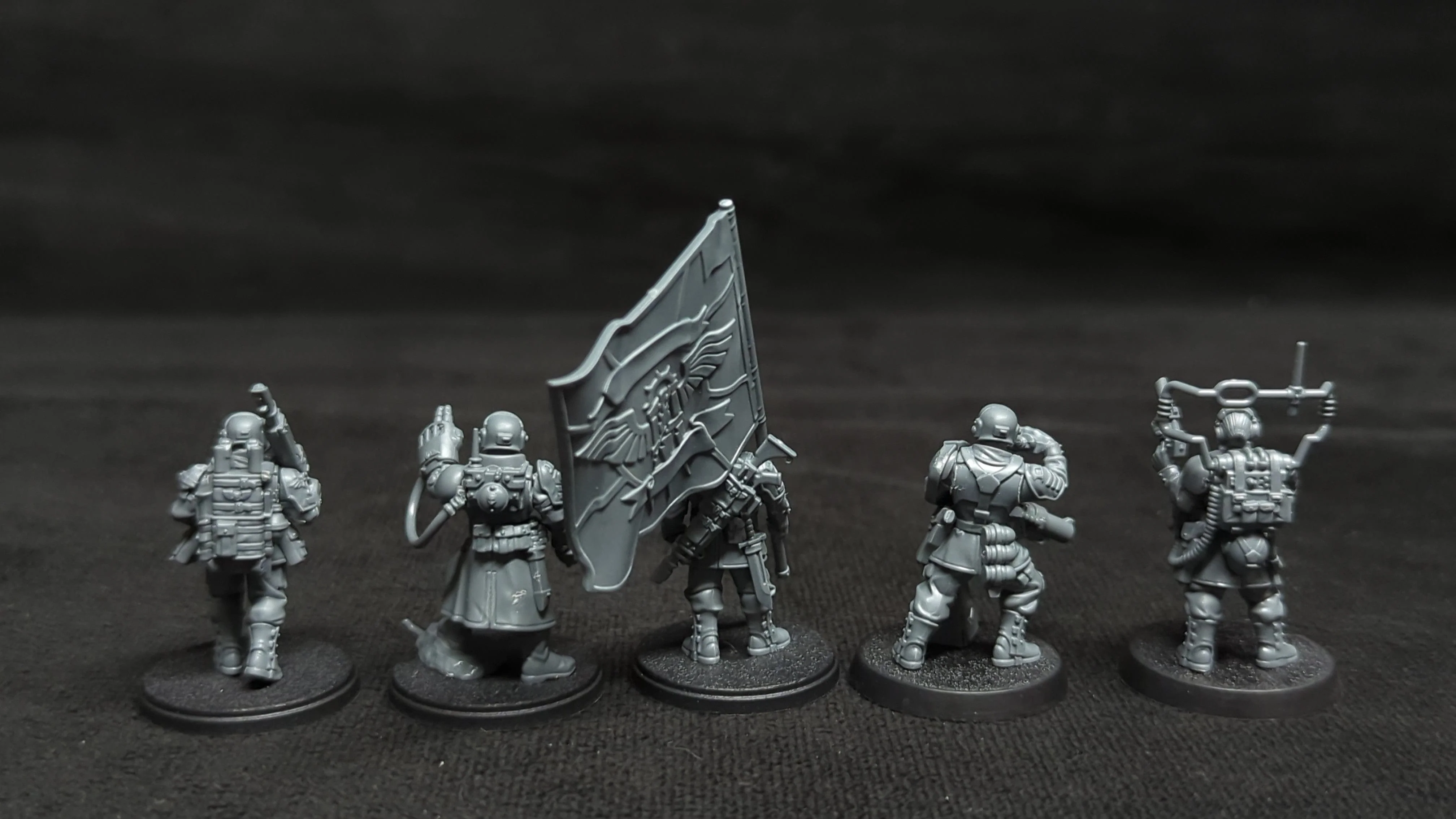 Warhammer 40k Astra Militarum Cadian Command Squad x5 - Image 4