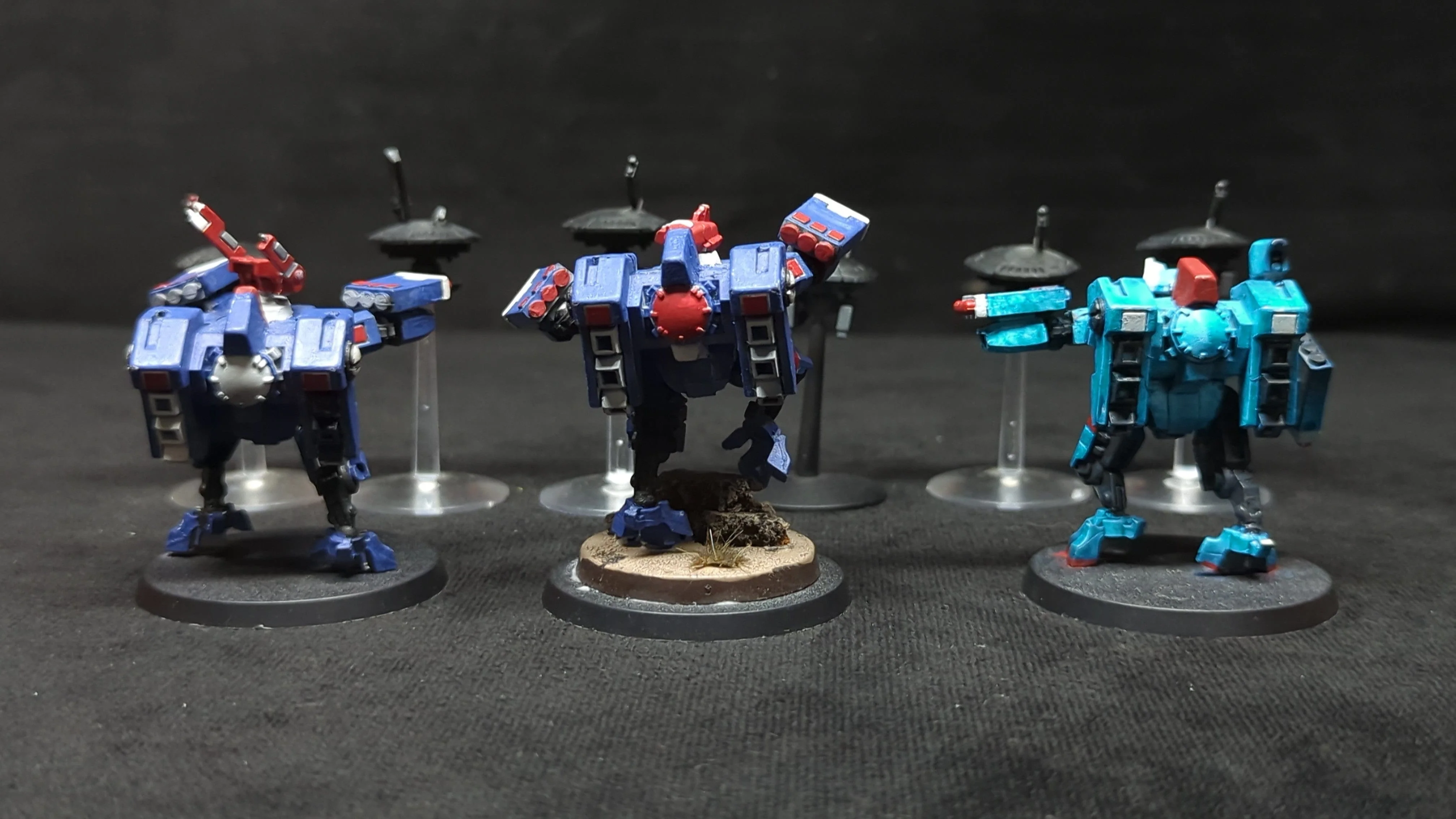 Warhammer 40k T'au Empire XV8 Crisis Battlesuit Team x3 - Image 4