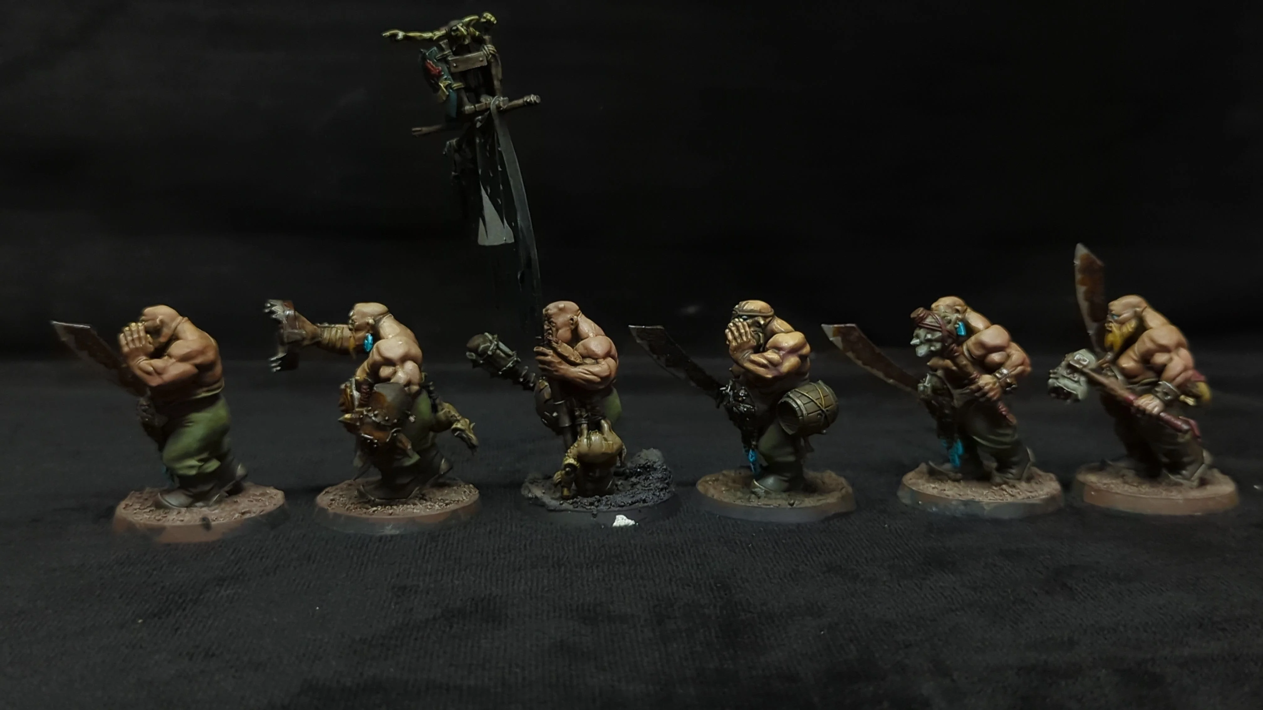 Age of Sigmar Ogor Mawtribes Ogor Gluttons x6 Painted - Image 3