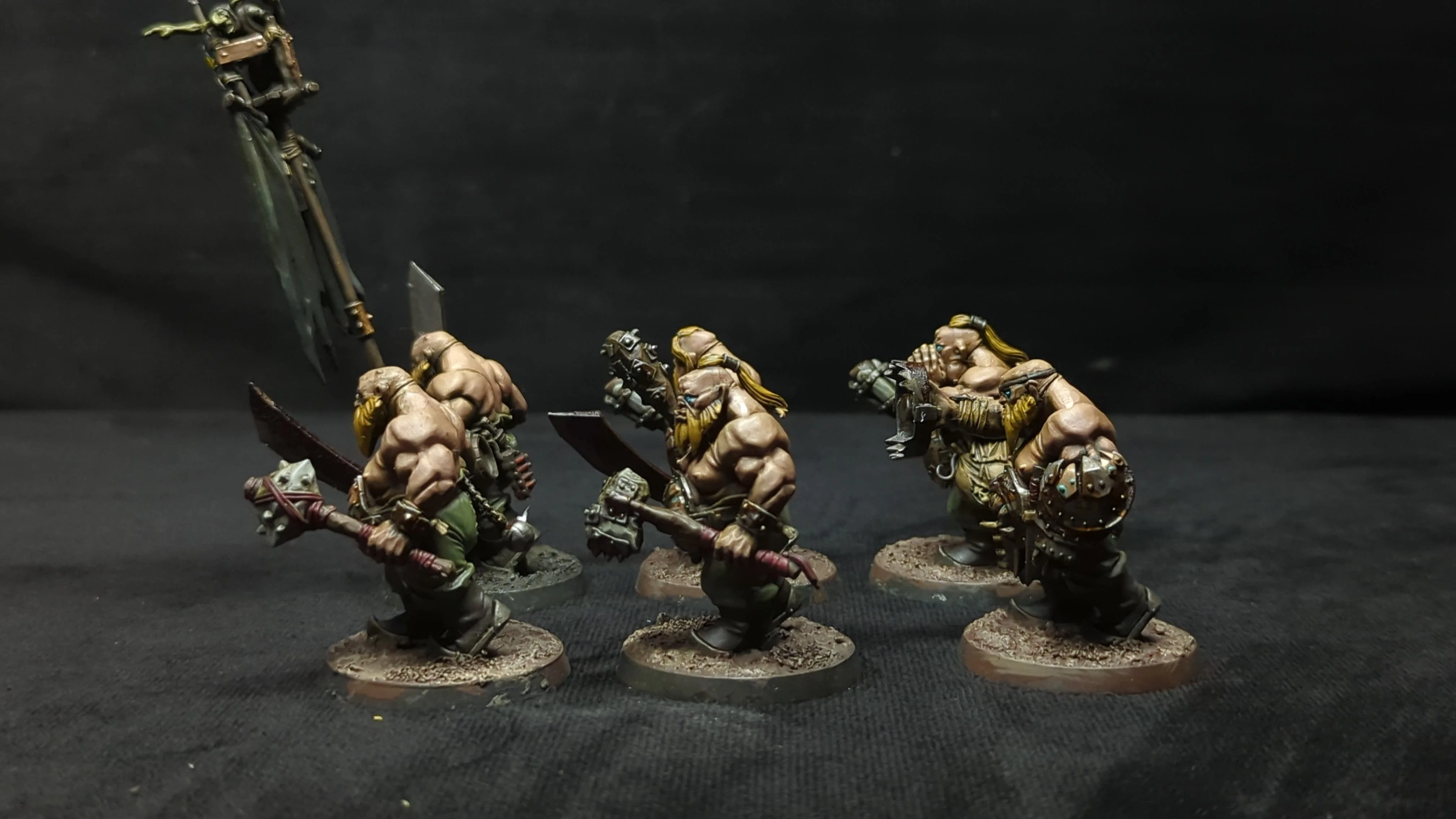 Age of Sigmar Ogor Mawtribes Ogor Gluttons x6 Painted - Image 2