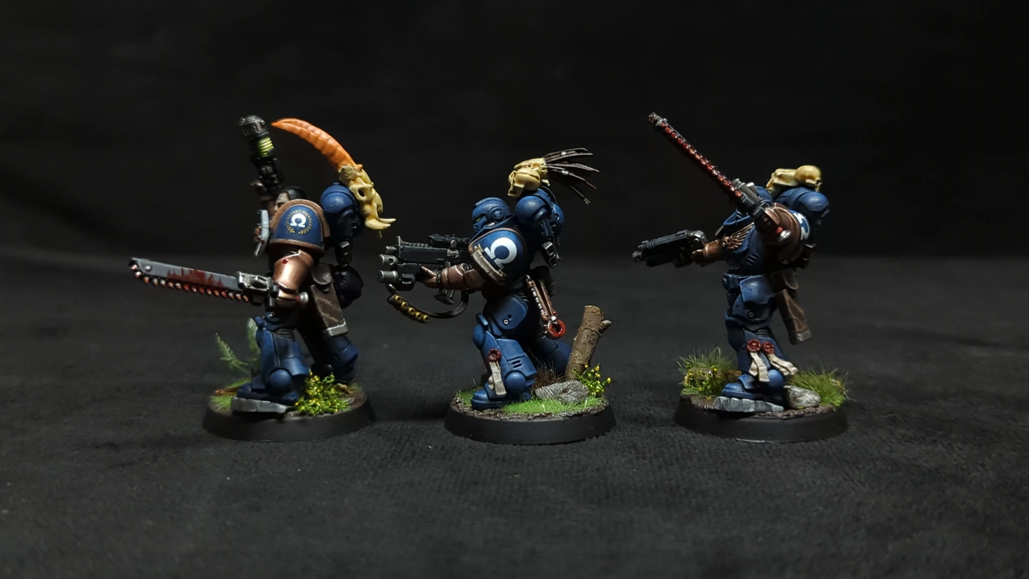Warhammer 40k Space Marines Primaris Intercessors x3 Painted - Image 3