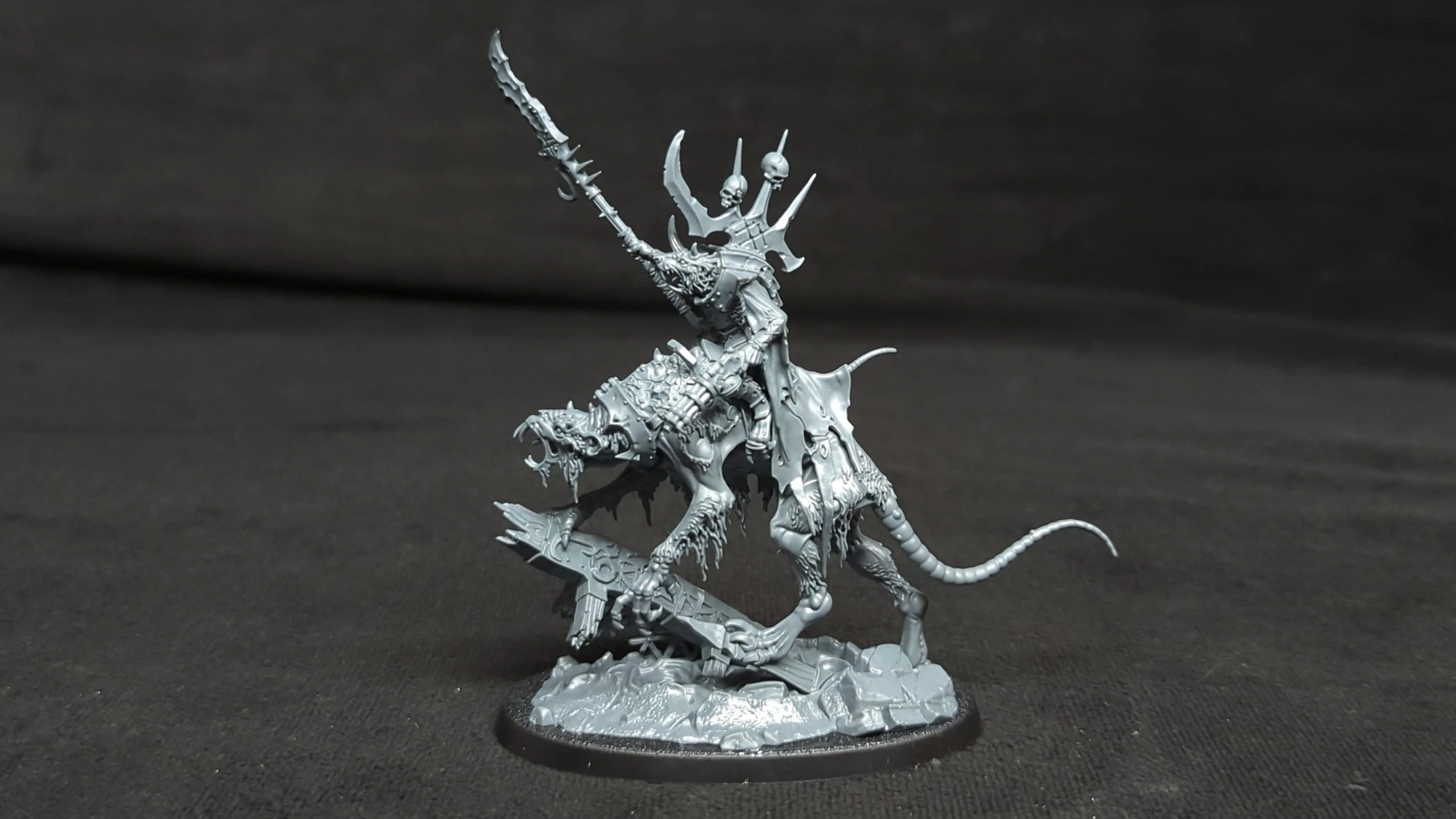 Age of Sigmar Skaven Clawlord on Gnaw-Beast x1 - Image 3