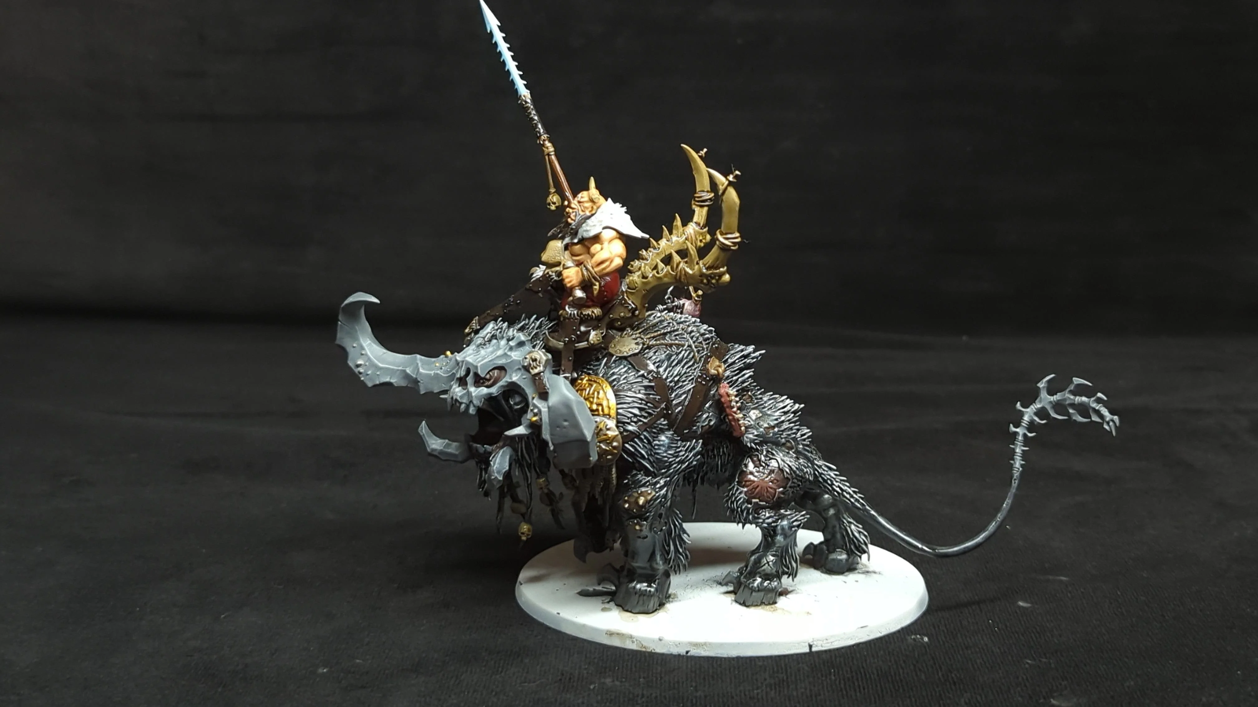 Age of Sigmar Ogor Mawtribes Frostlord on Thundertusk x1 - Image 3