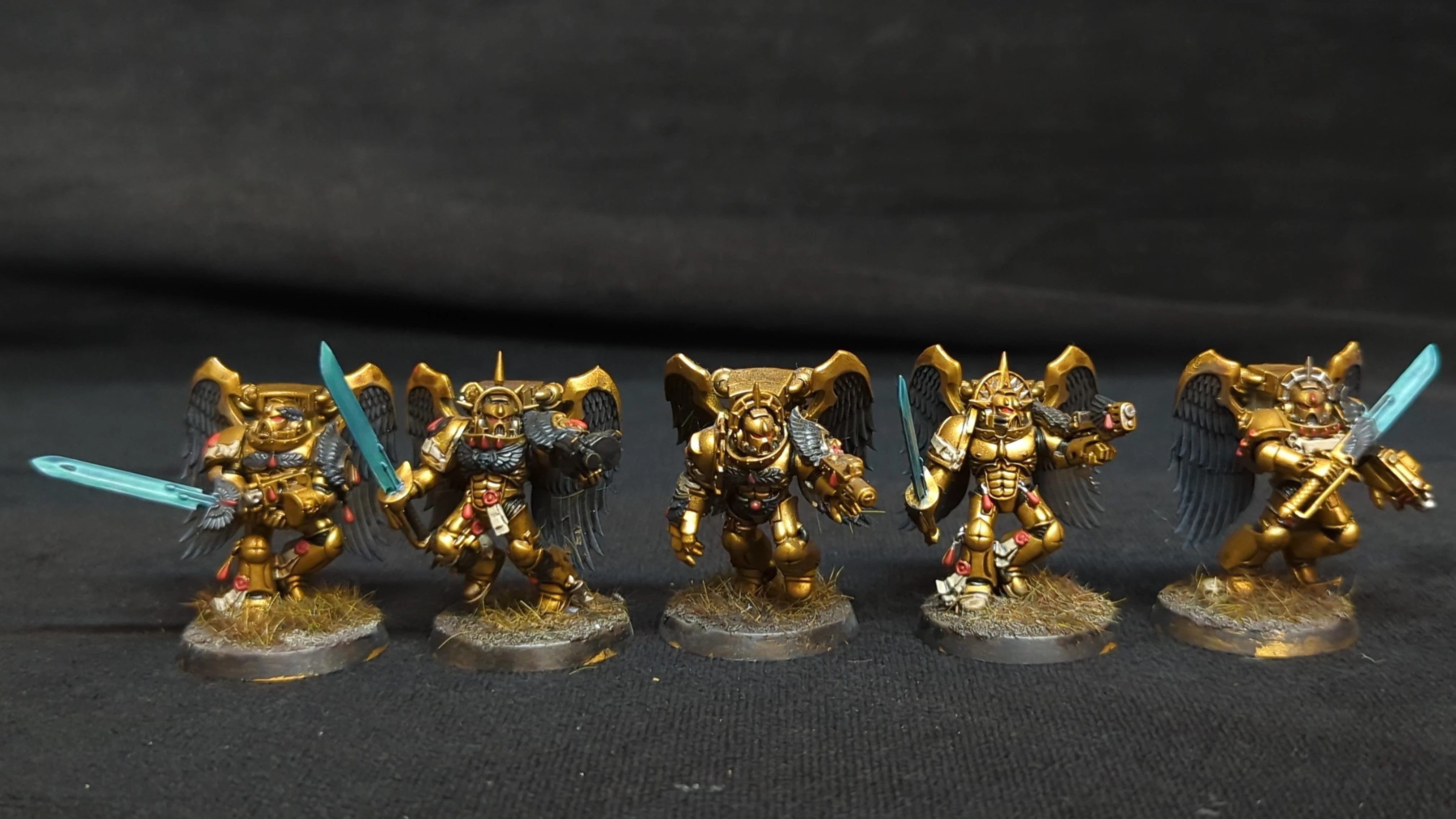 Warhammer 40k Blood Angels Sanguinary Guard x5 - Image 2