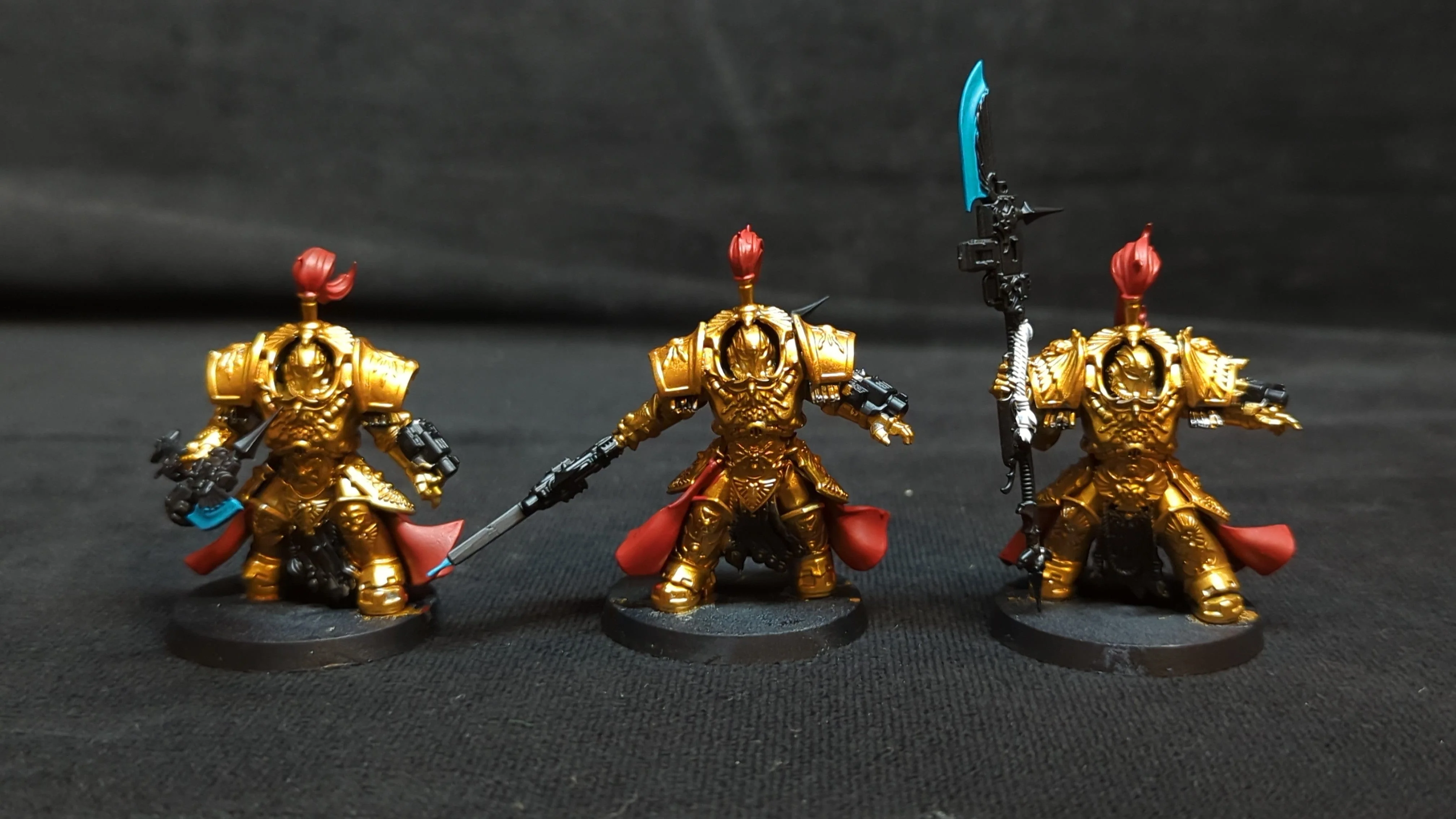 Warhammer 40k Adeptus Custodes Allarus Custodian x3 - Image 2