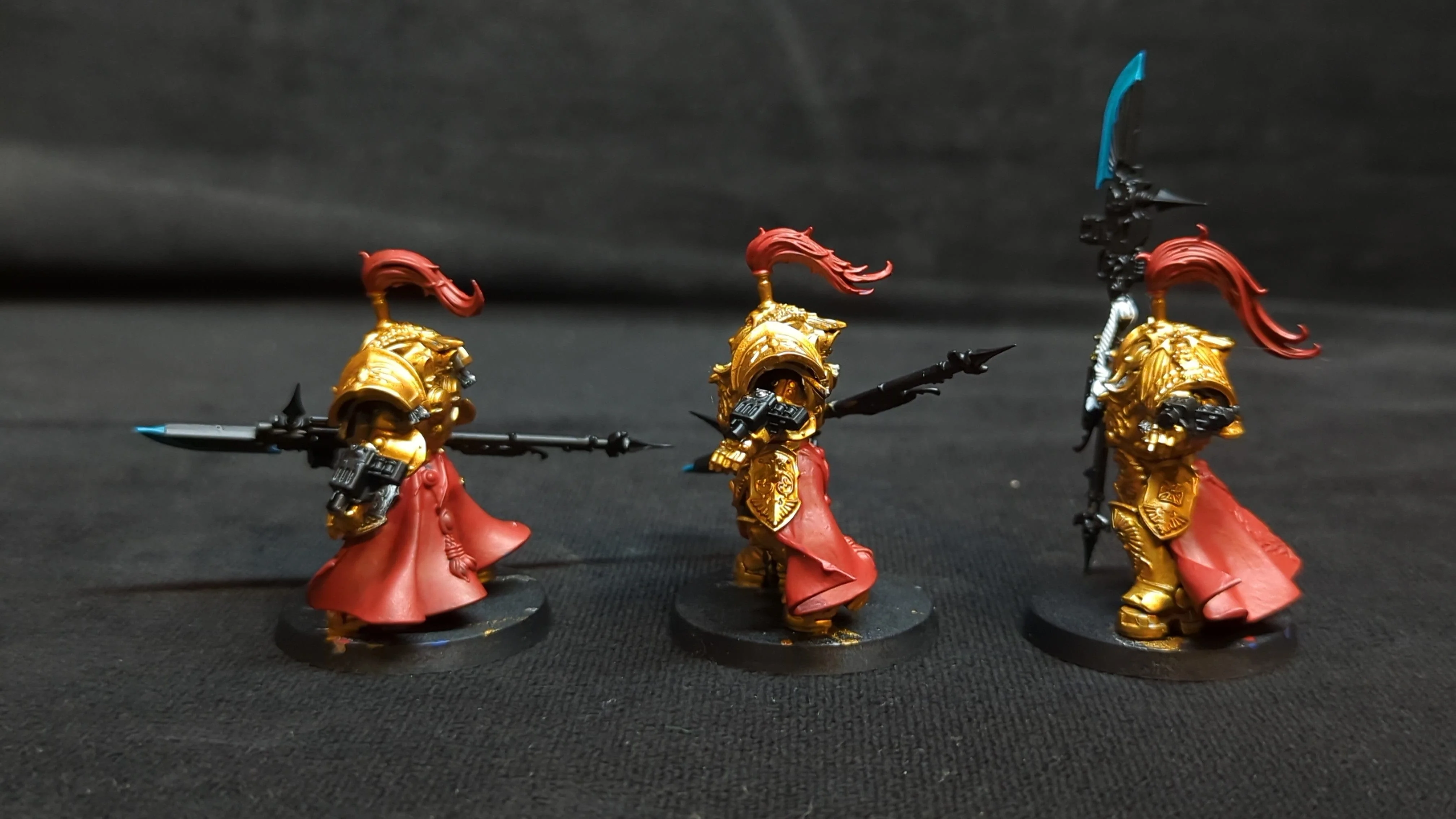 Warhammer 40k Adeptus Custodes Allarus Custodian x3 - Image 3