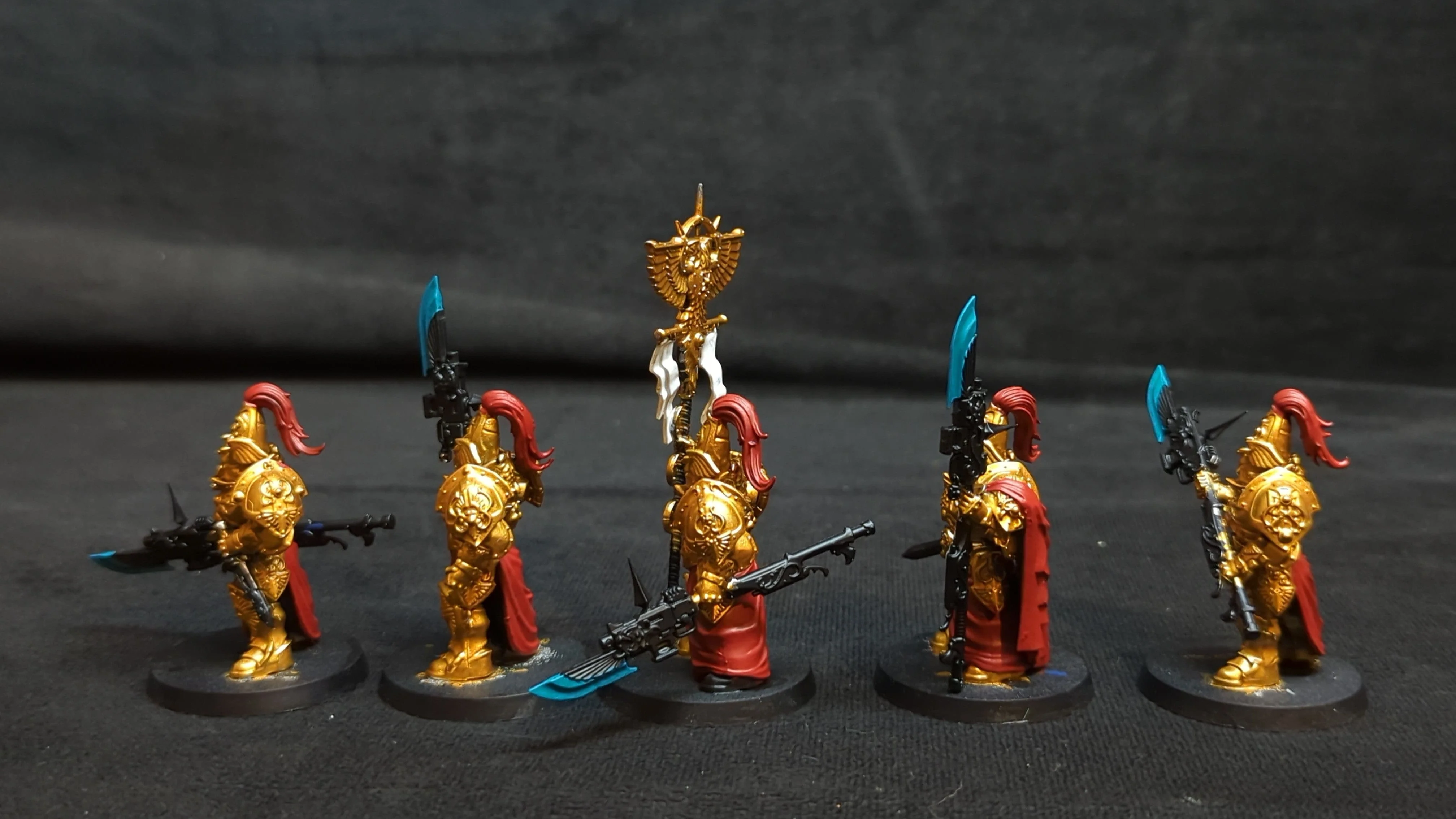 Warhammer 40k Adeptus Custodes Custodian Wardens x5 - Image 3