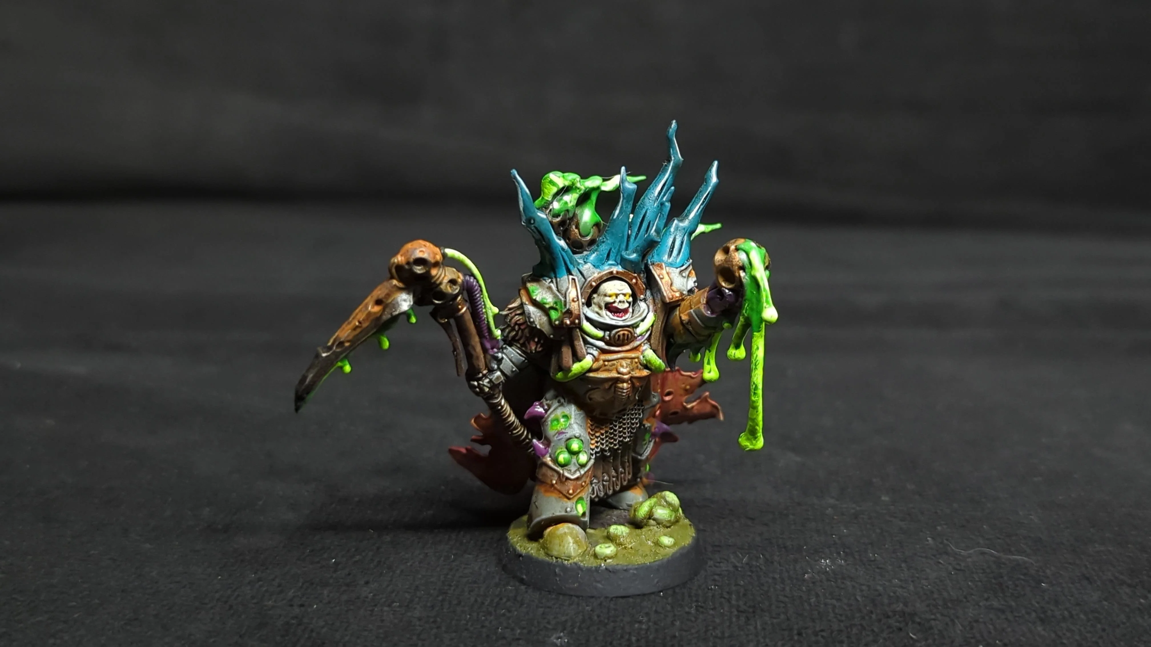Warhammer Death Guard Lord Felthius x1 Painted - Image 2