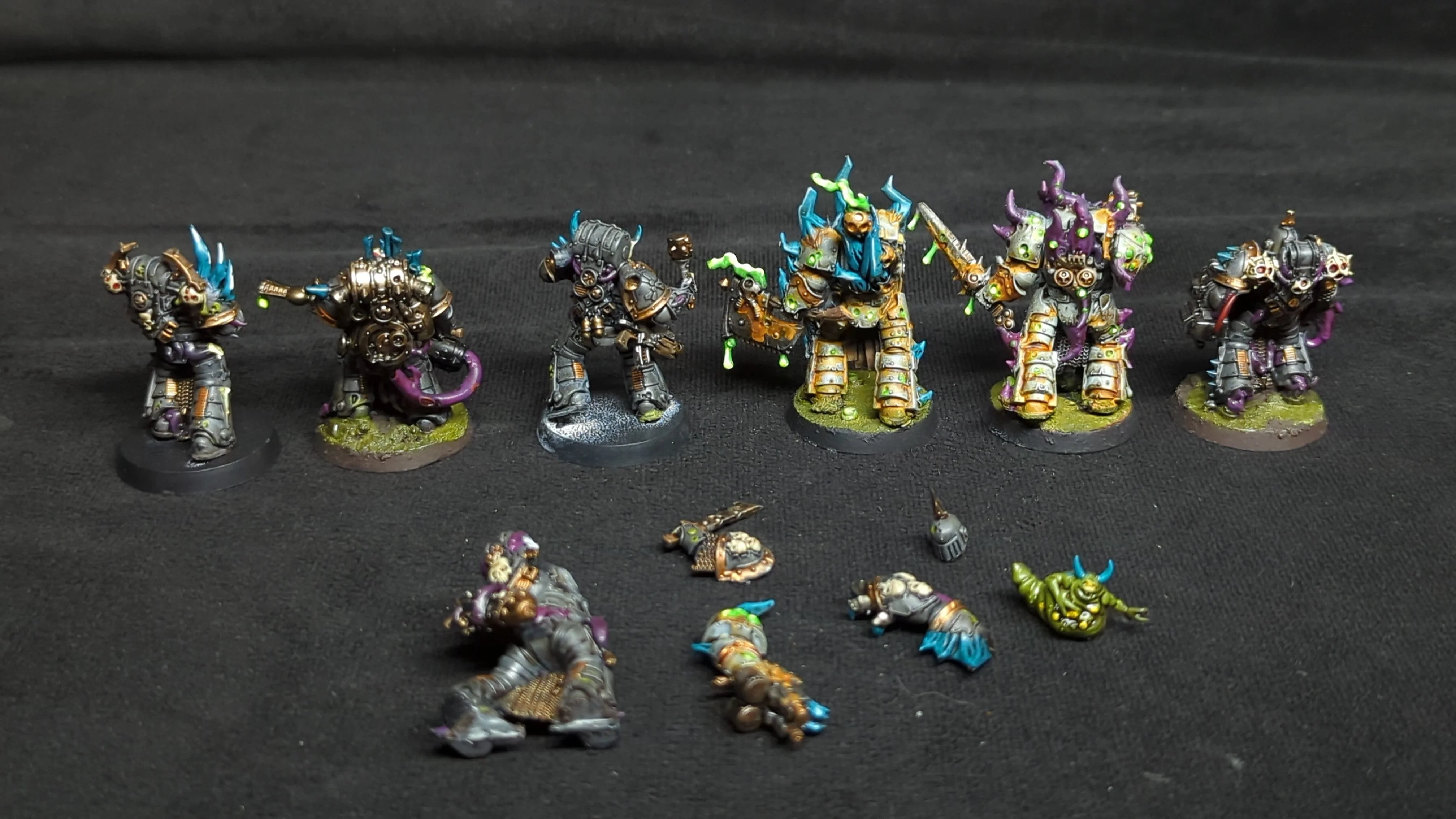 Warhammer Death Guard Plague Marines x7 - Image 2