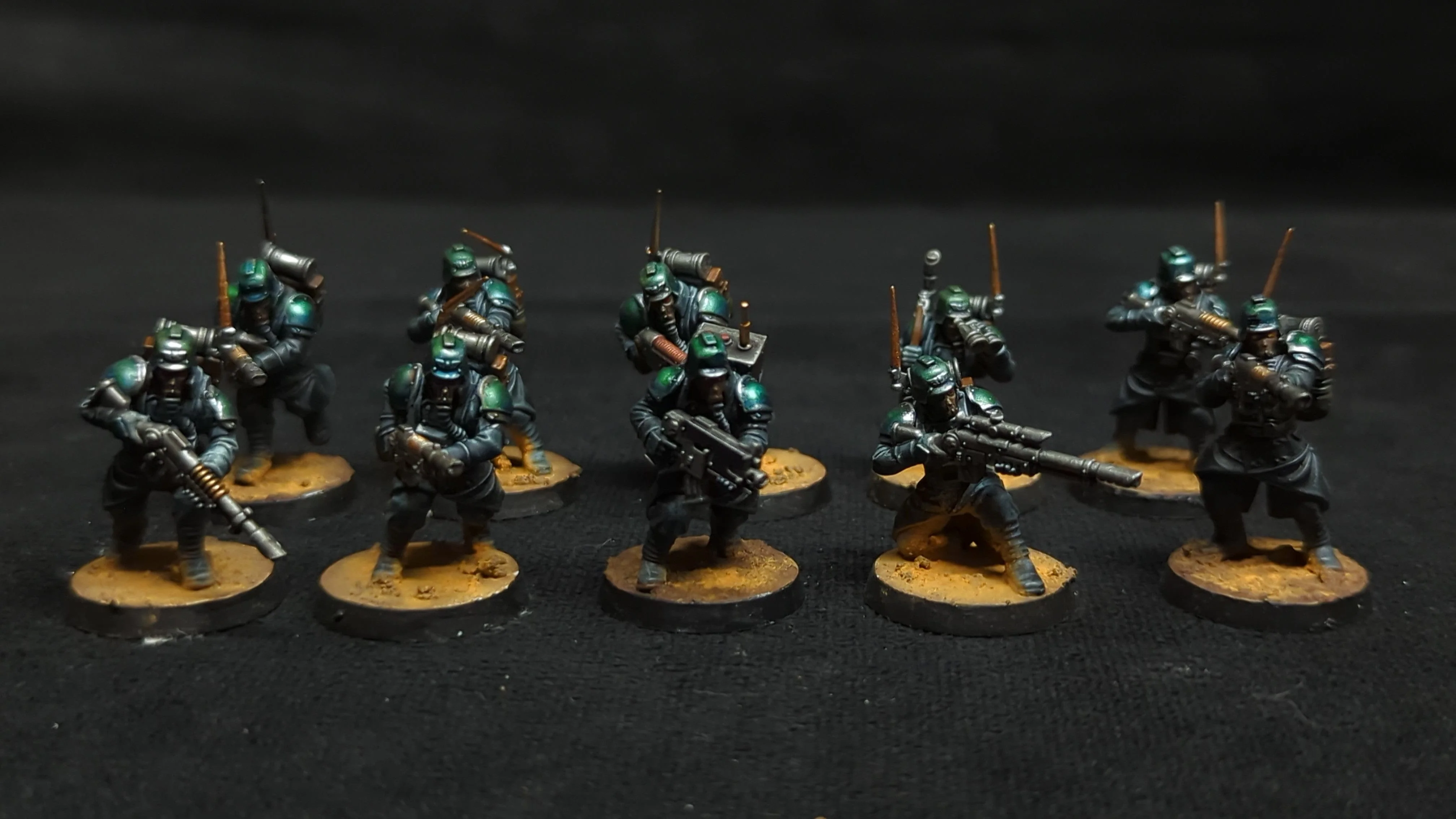 Warhammer 40k Kill Team Kill Team Veteran Guardsmen x10 Painted - Image 2
