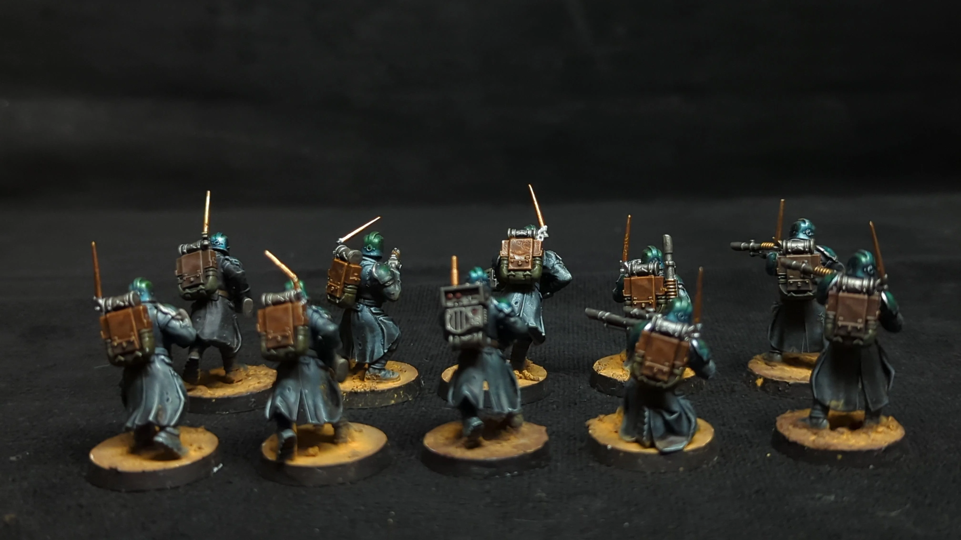 Warhammer 40k Kill Team Kill Team Veteran Guardsmen x10 Painted - Image 4