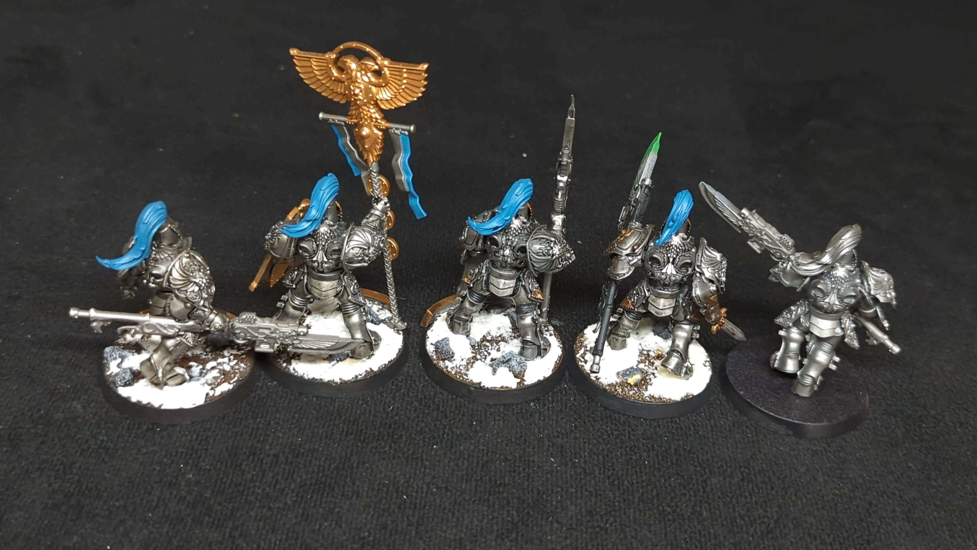 Warhammer 40k Adeptus Custodes Custodian Guard x5 - Image 2