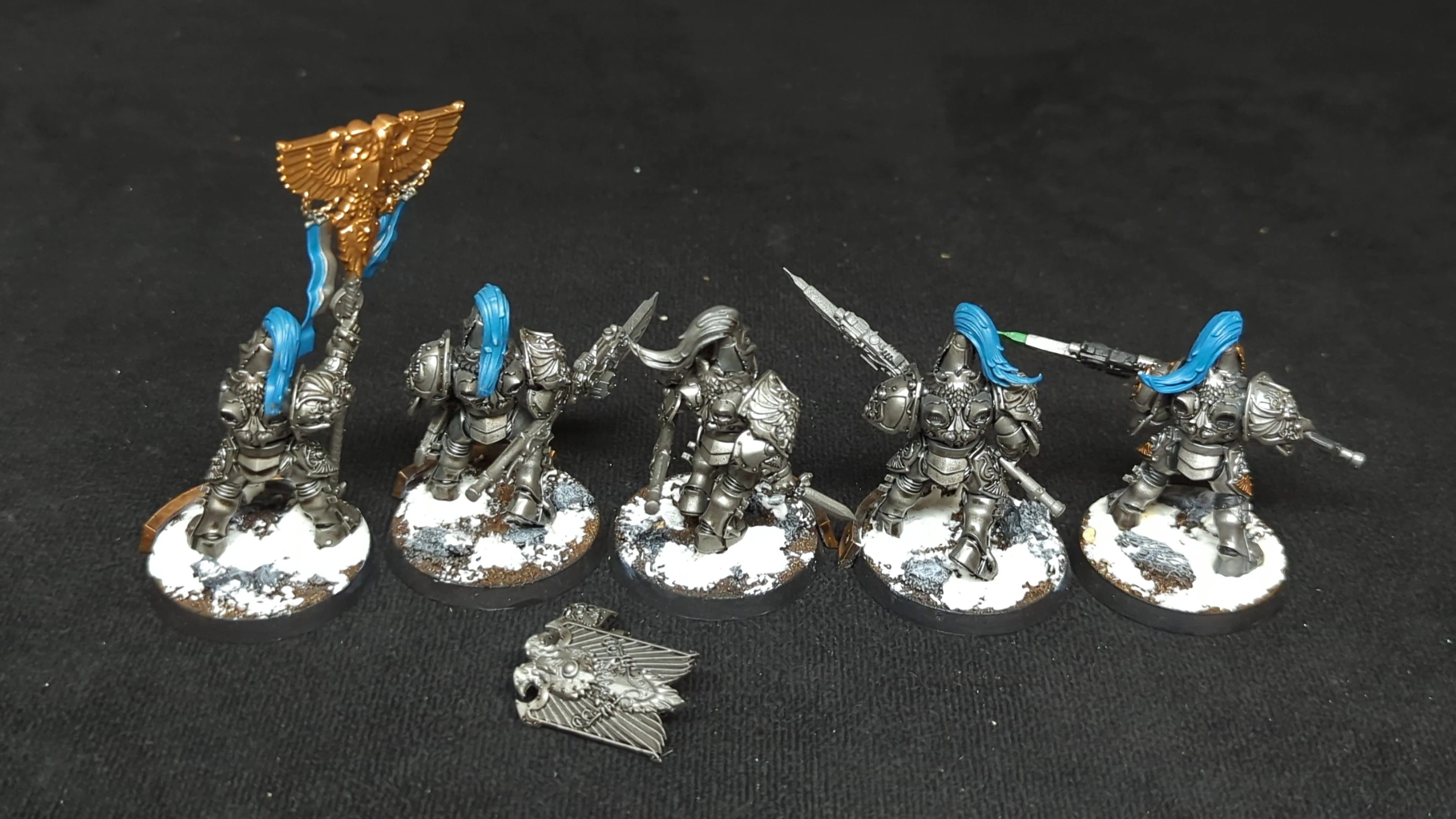 Warhammer 40k Adeptus Custodes Custodian Guard x5 - Image 2