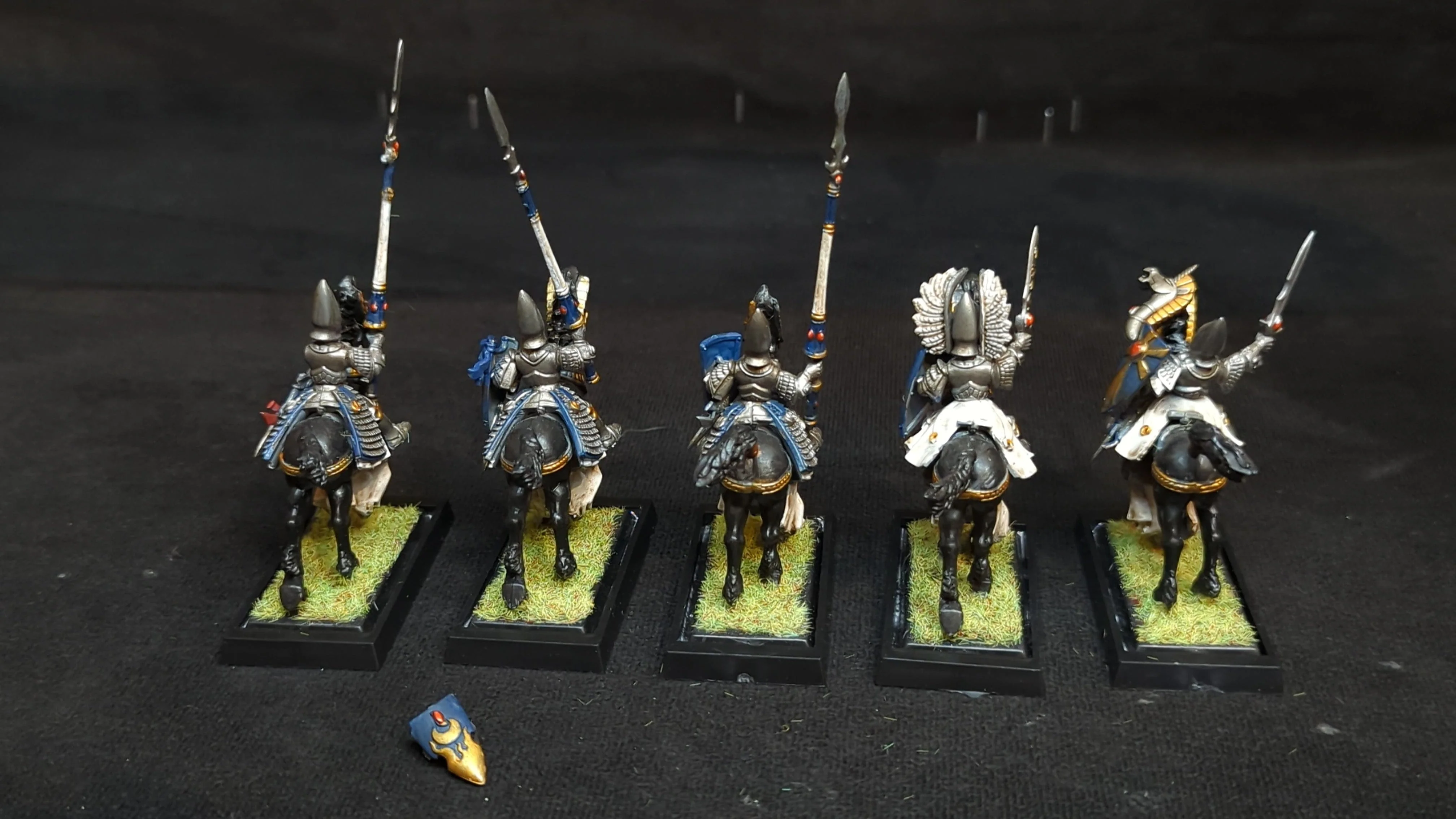 Old World High elves Silver helms x5 OOP Painted - Image 2