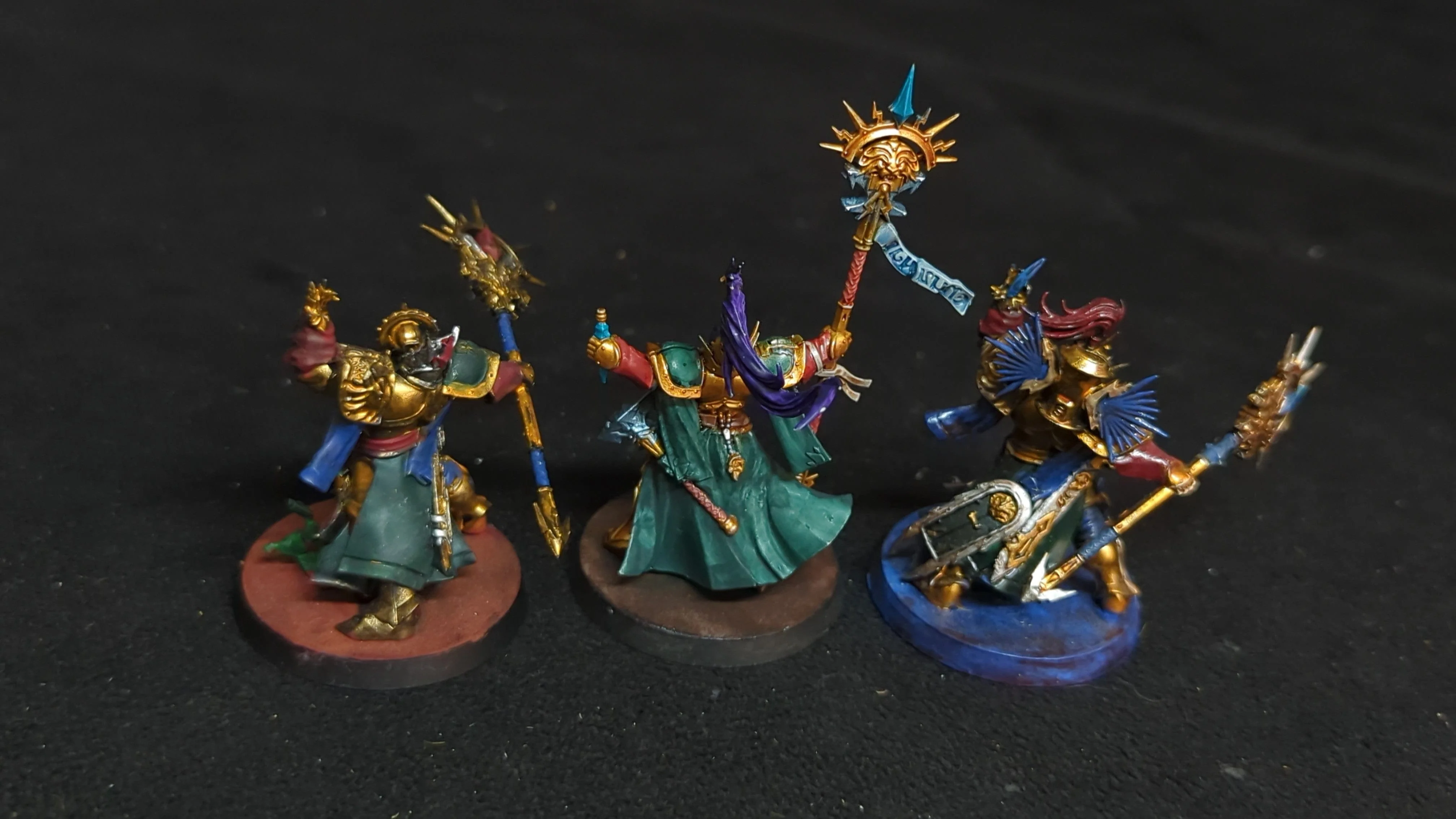 Age of Sigmar Stormcasts Eternals : knight-incantors x3 OOP Painted - Image 2