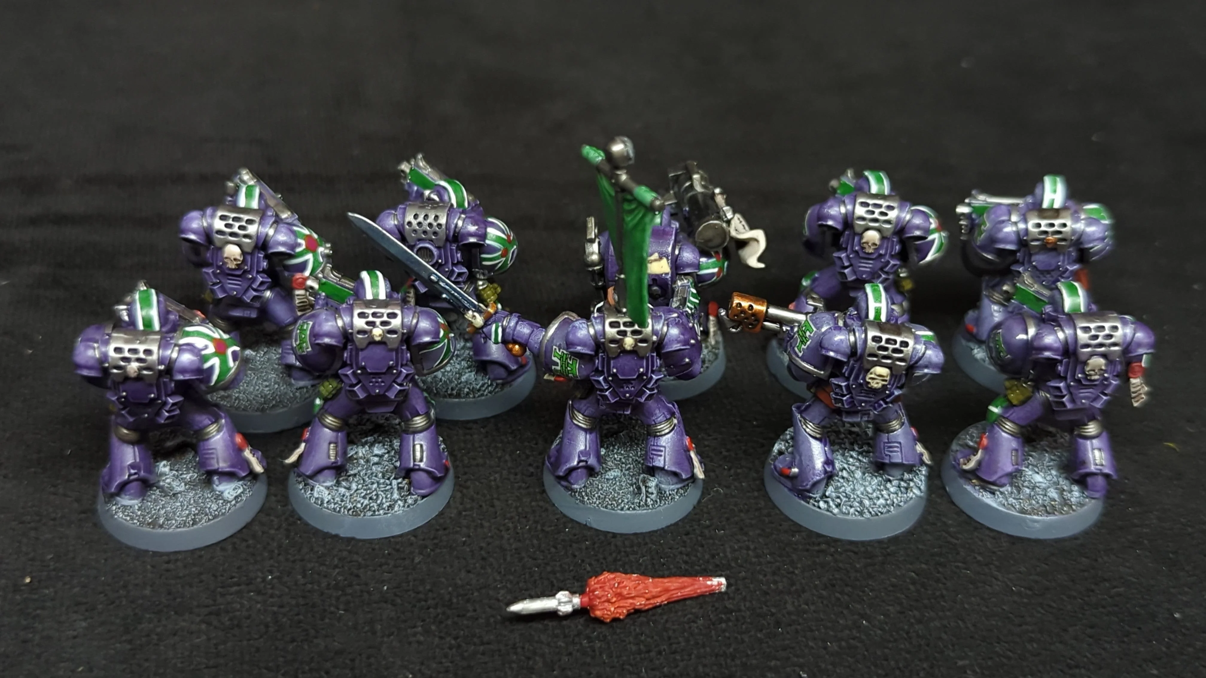 Warhammer 40k Space Marines Tactical Squad x10 Painted - Image 2